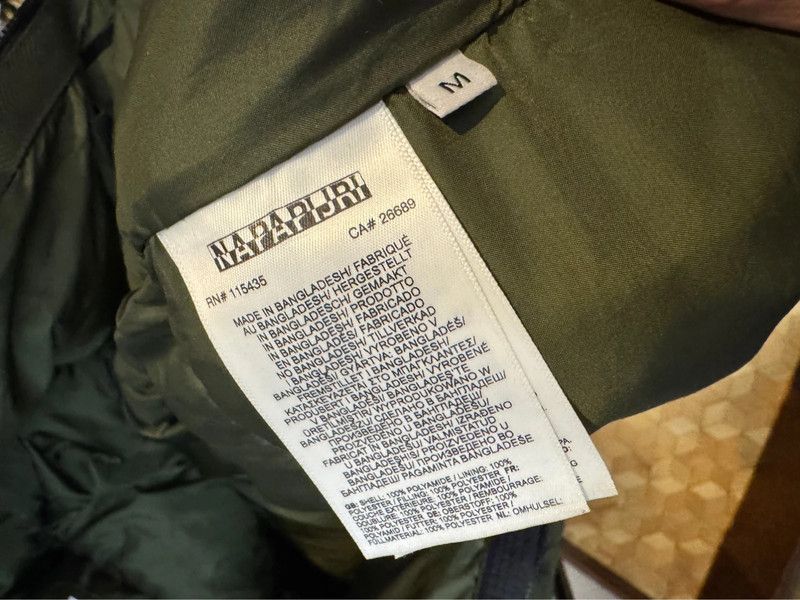 Napapijri Napapijri Khaki Black Logo Down Jacket M Size US M / EU 48-50 / 2 - 3 Thumbnail