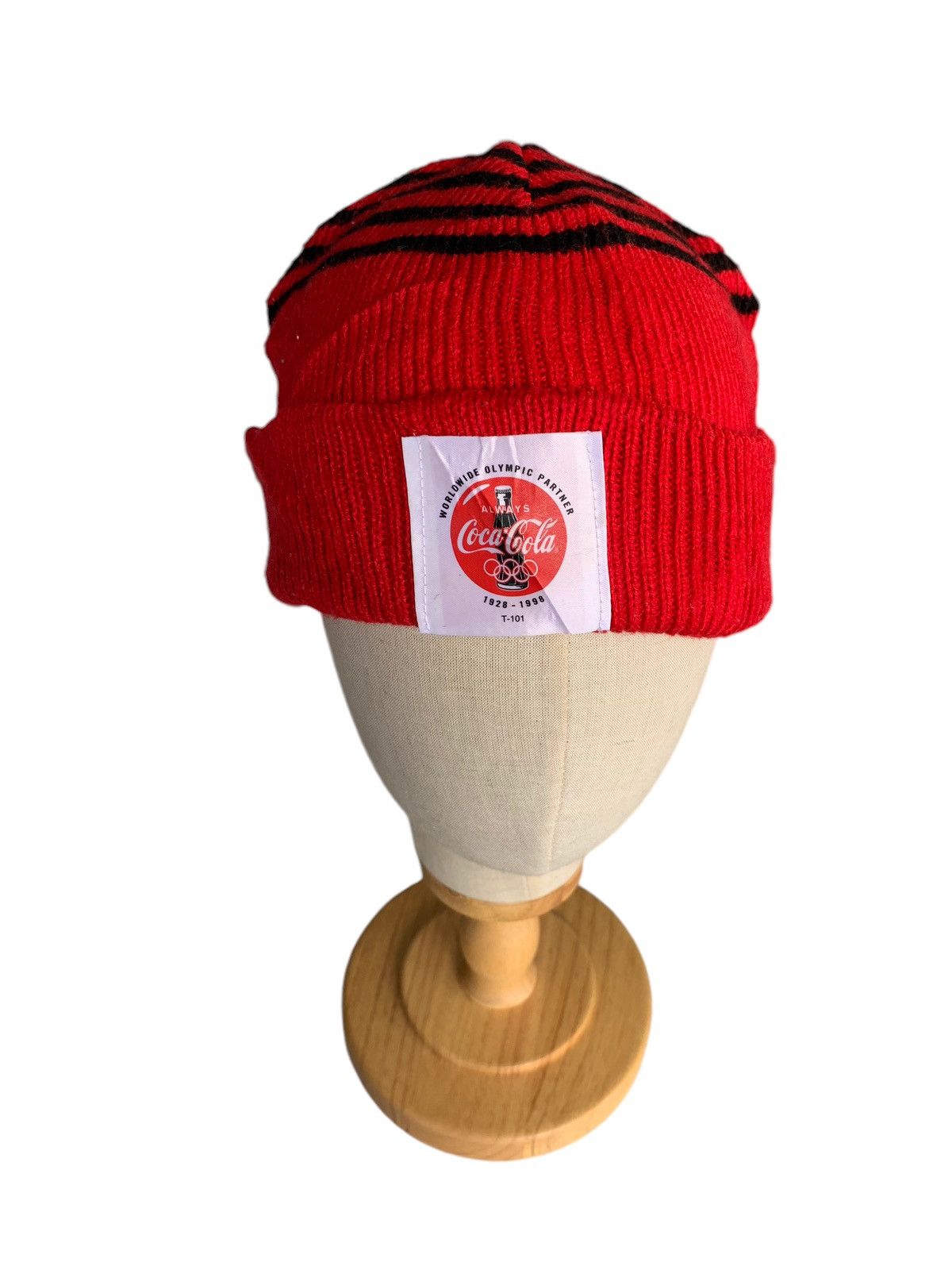 Coca Cola × Vintage Vintage Coca Cola Olympic Rare beanie Hats Size ONE SIZE - 3 Thumbnail