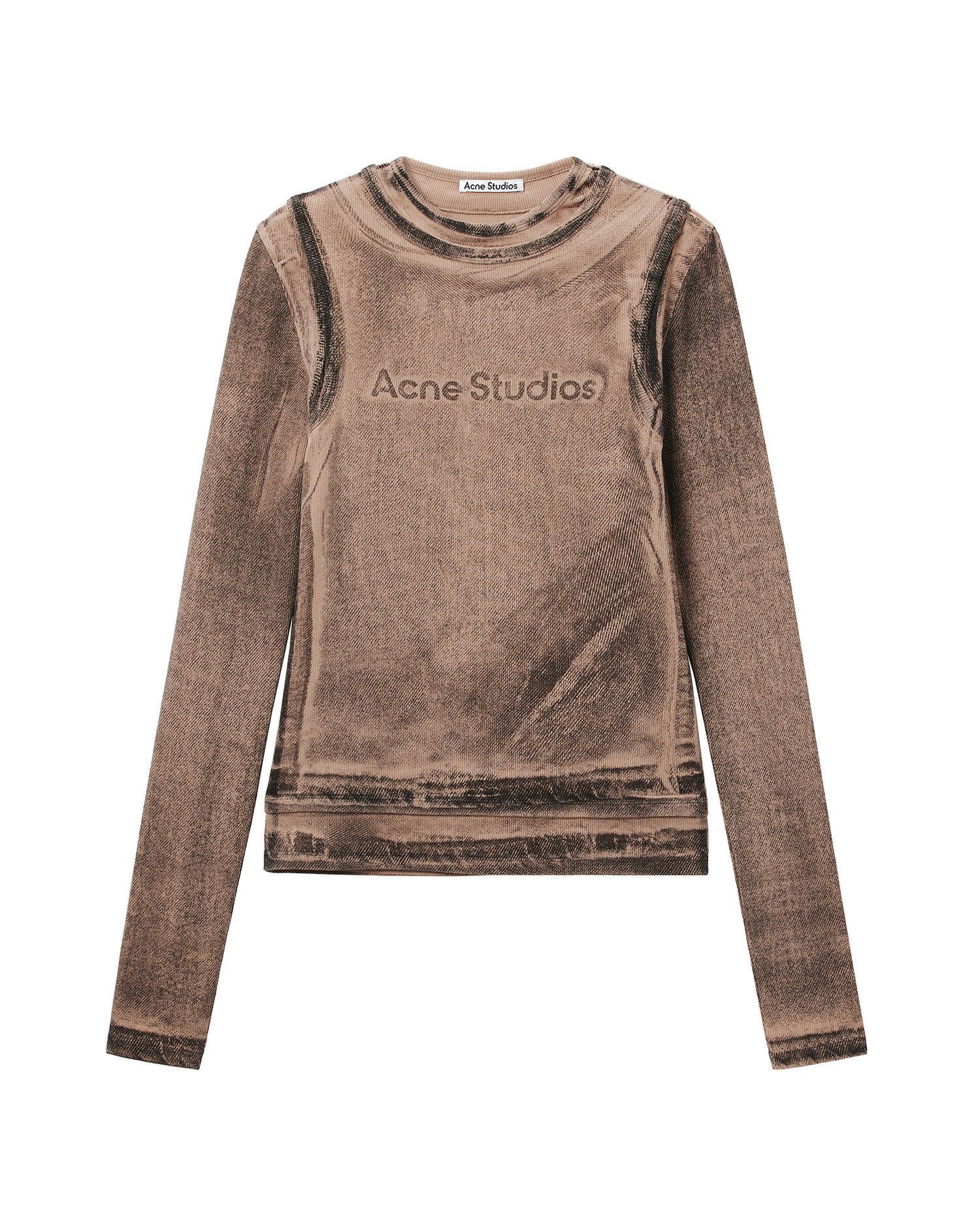Acne Studios Acne Studios Logo Decorative Distressed Design Long Sleev... Size XS / US 0-2 / IT 36-38 - 1 Thumbnail