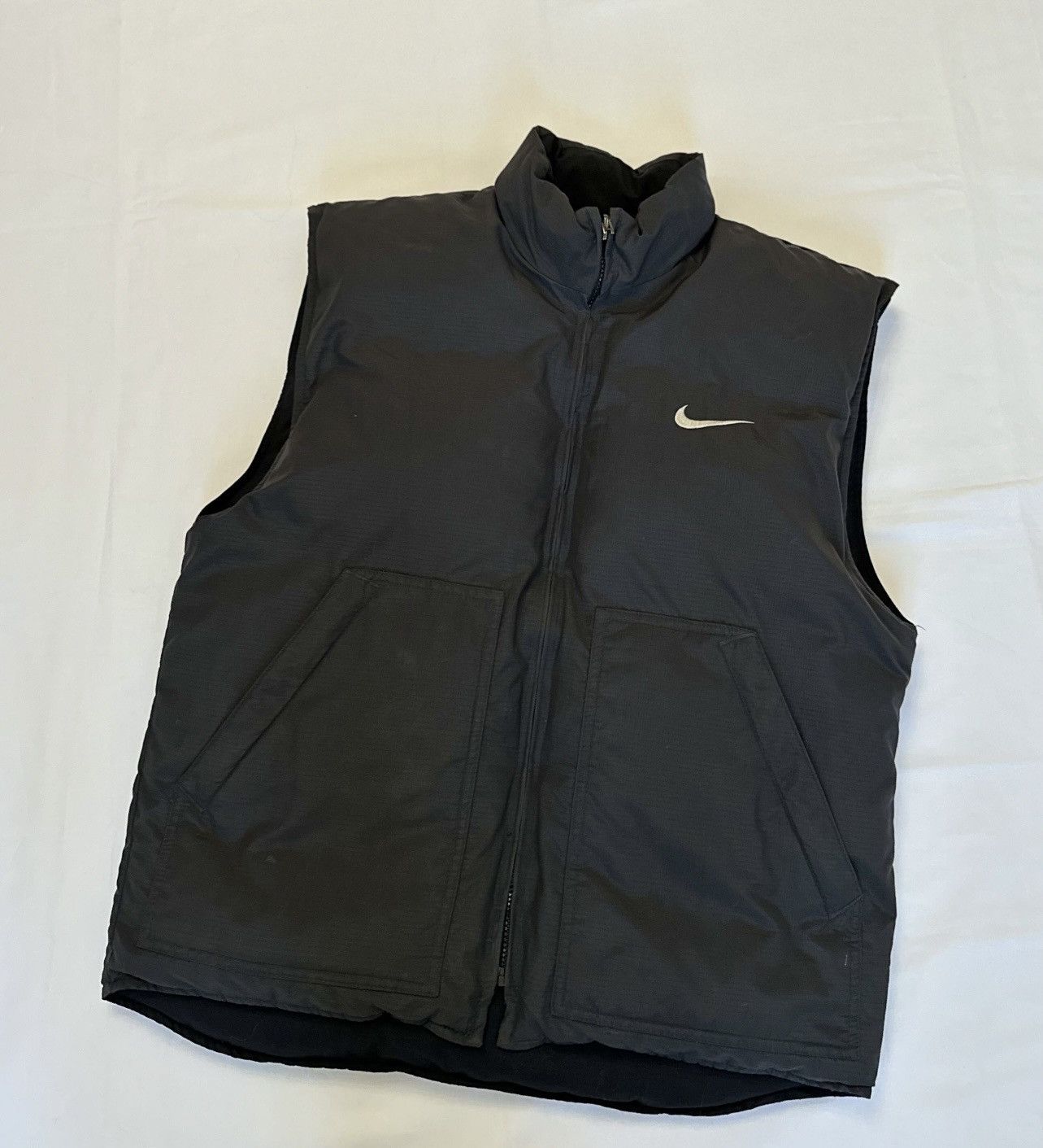 Nike × Vintage Rare Vintage Nike Down Puffer Vest Big Logo Size US S / EU 44-46 / 1 - 6 Thumbnail