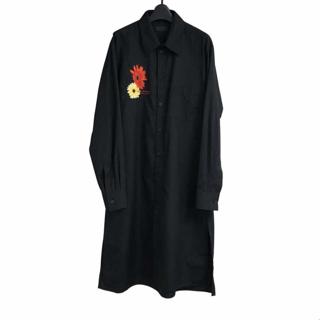 Yohji Yamamoto Yohji Yamamoto S'yte - Flora Embroidery Long Sleeve Shirt Size US L / EU 52-54 / 3 - 1 Thumbnail