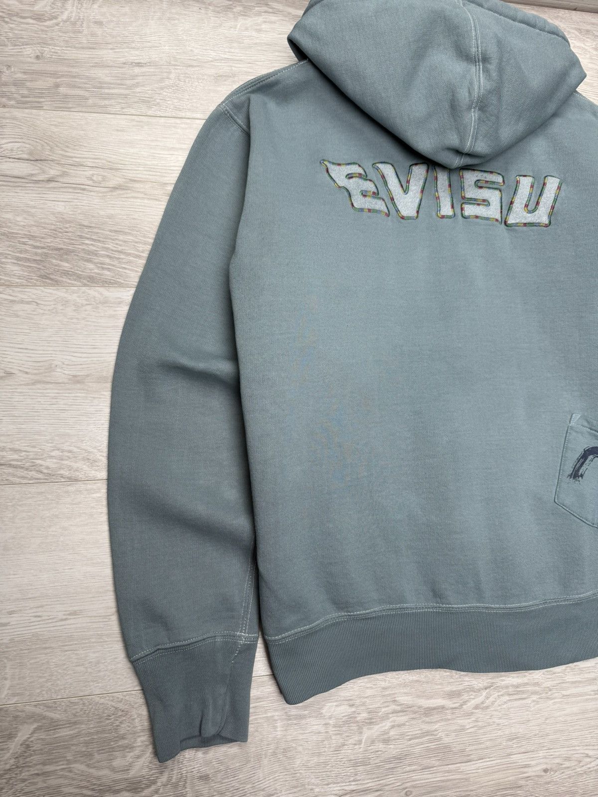 Japanese Brand Vintage Evisu Multi Pocket Zip up Hoodie Japanese Big Logo Size US M / EU 48-50 / 2 - 13 Thumbnail