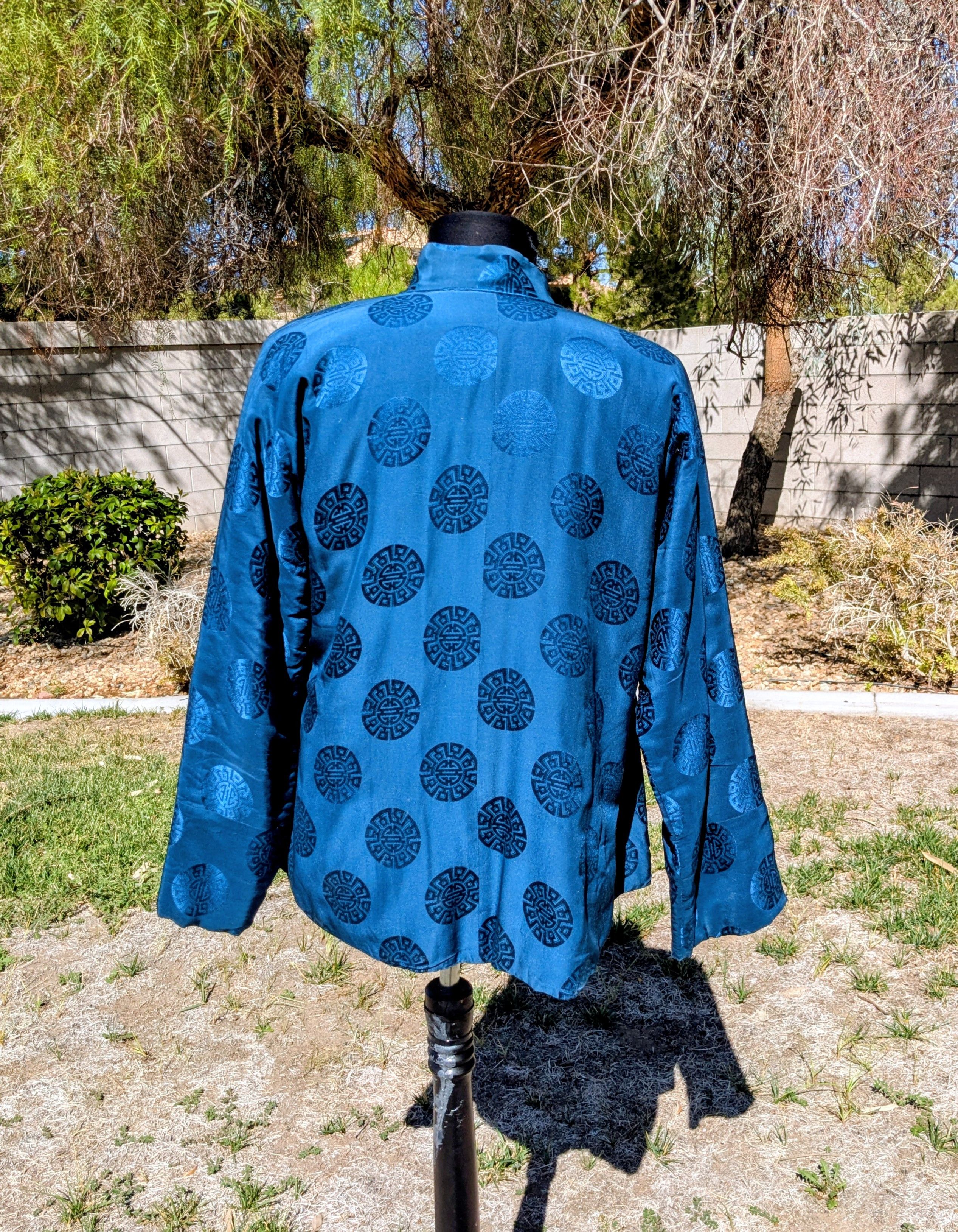 Other VTG Traditional Asian Tang Frayed Used Jacket Coat Size US M / EU 48-50 / 2 - 4 Thumbnail
