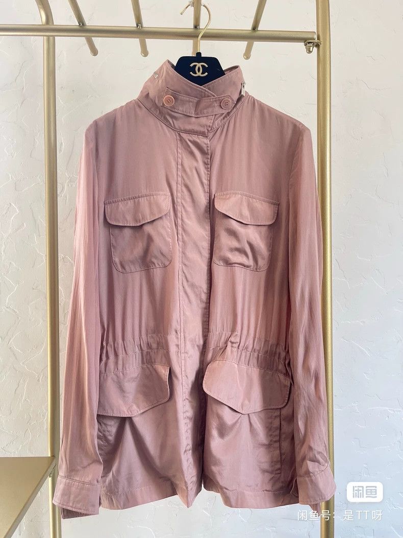 Loro Piana LORO PIANA Pink classic style traveler's coat Size XS / US 0-2 / IT 36-38 - 1 Thumbnail