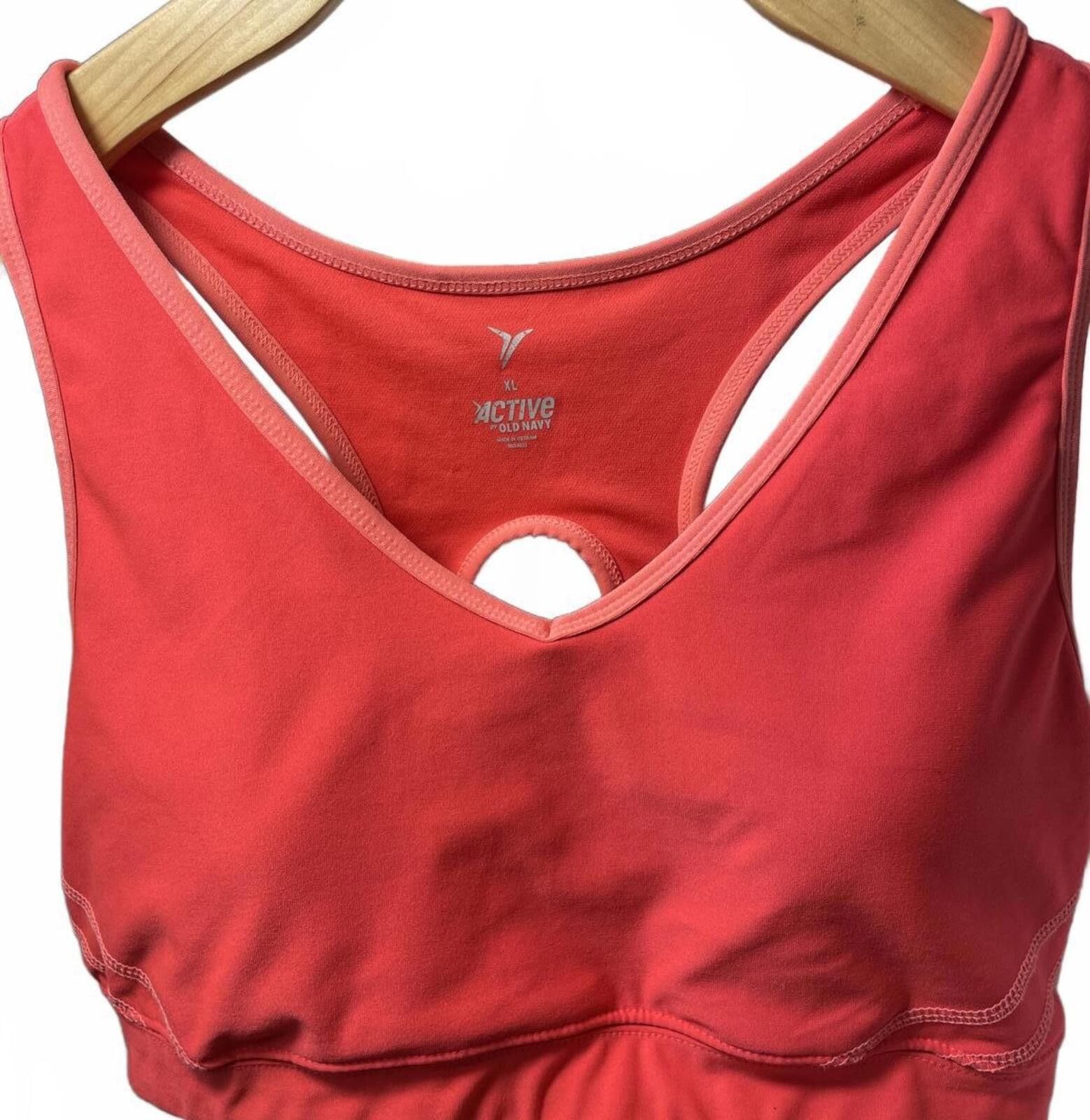 Old Navy Old Navy Sports Bra Women's XL Active Pink Athletic Gym Size ONE SIZE - 6 Thumbnail