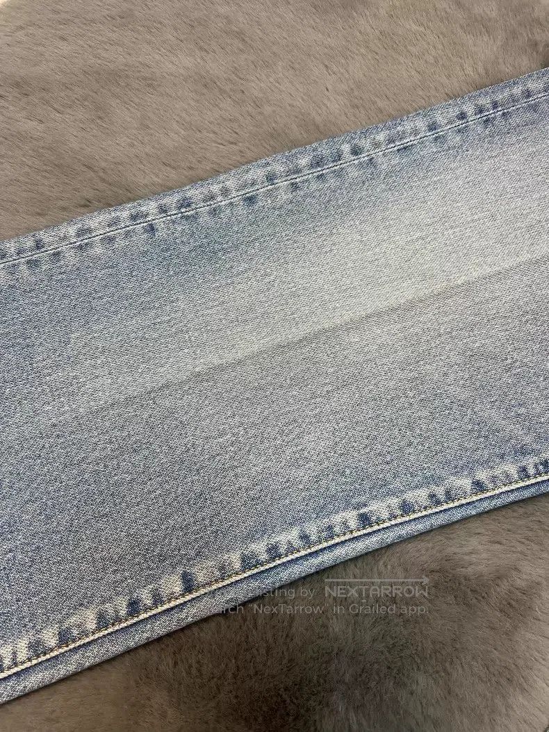 Celine CELINE Washed Blue Straight-Leg Flare Jeans i Size US 29 - 6 Thumbnail