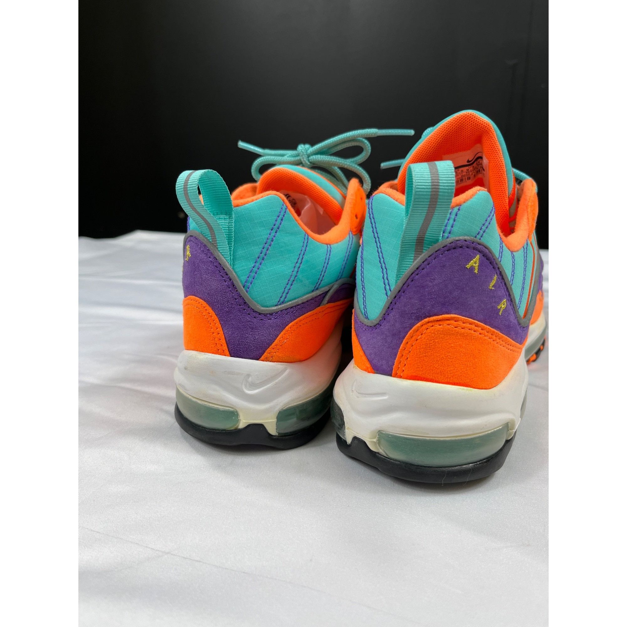 Nike Nike mens orange Purple and Turquoise Air Max 98 Size 10.5 S Size US 10.5 / EU 43-44 - 4 Thumbnail
