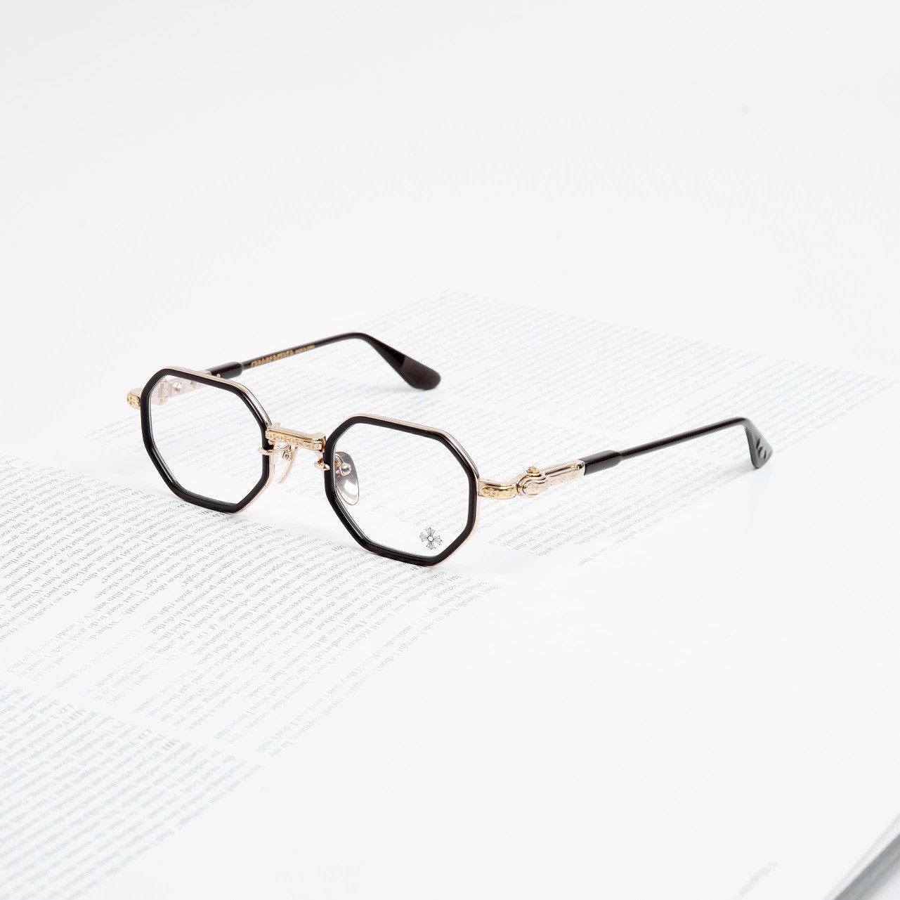 Chrome Hearts CHROME HEARTS TATTERS CLASSIC BROWN - GOLD PLATED GLASSES Size ONE SIZE - 1 Thumbnail