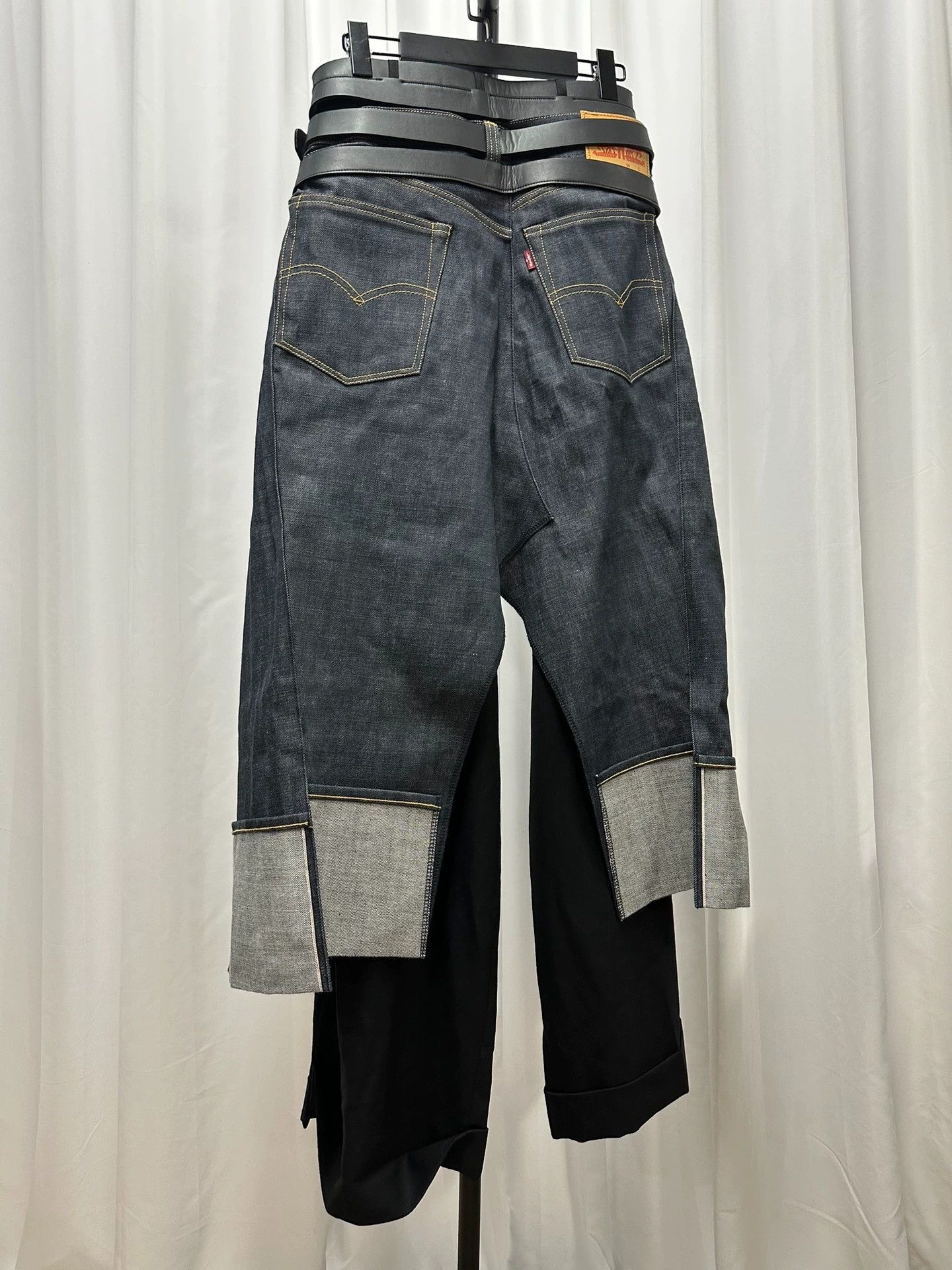Junya Watanabe Junya Watanabe 4-Belt Paneled Pants Size S Waist74 L108 Size 26" / US 2 / IT 38 - 5 Thumbnail