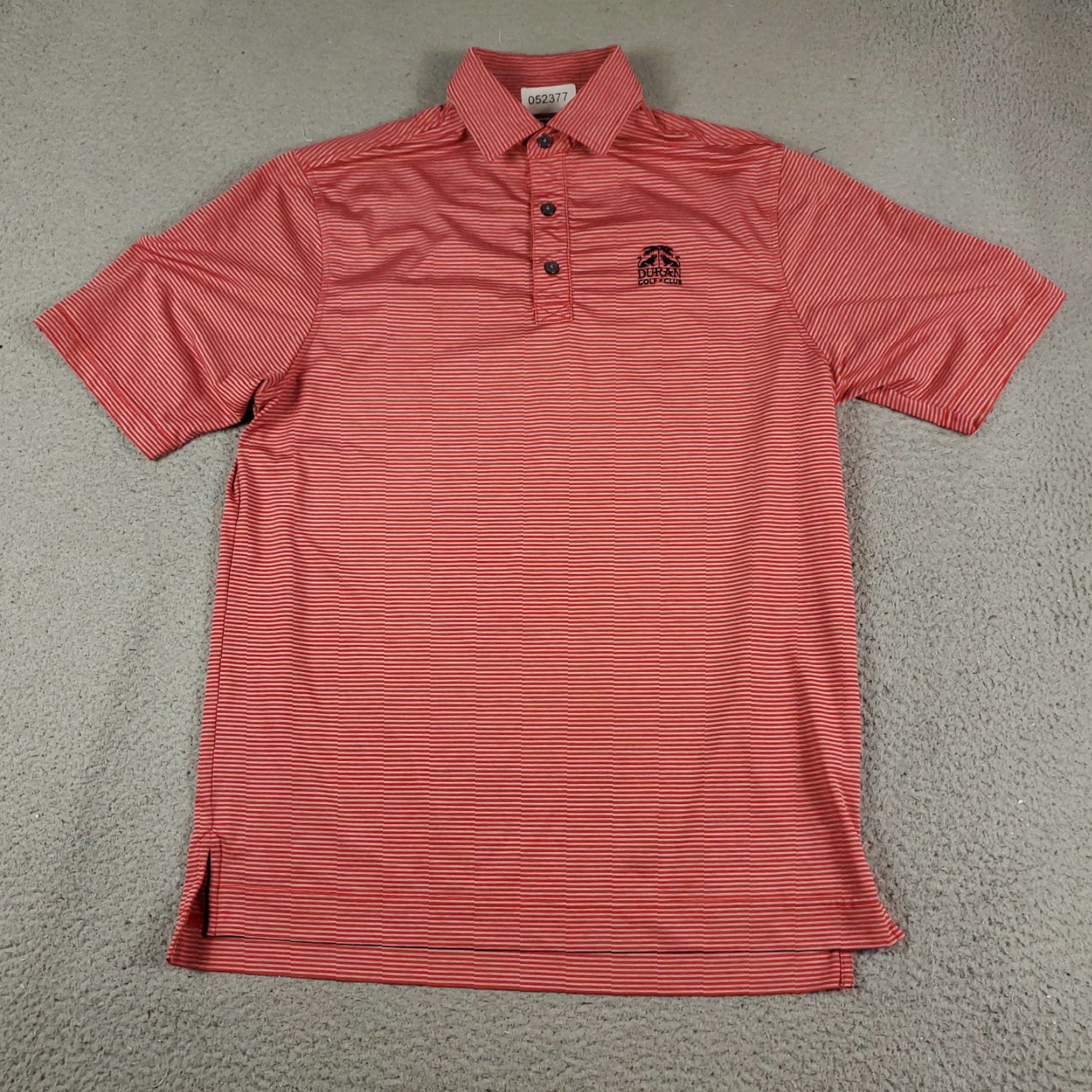 Footjoy FJ Polo Shirt Mens Size Medium Red Striped Short Sleeve Golf Casual Polo Shirt FJ Size US M / EU 48-50 / 2 - 2 Thumbnail