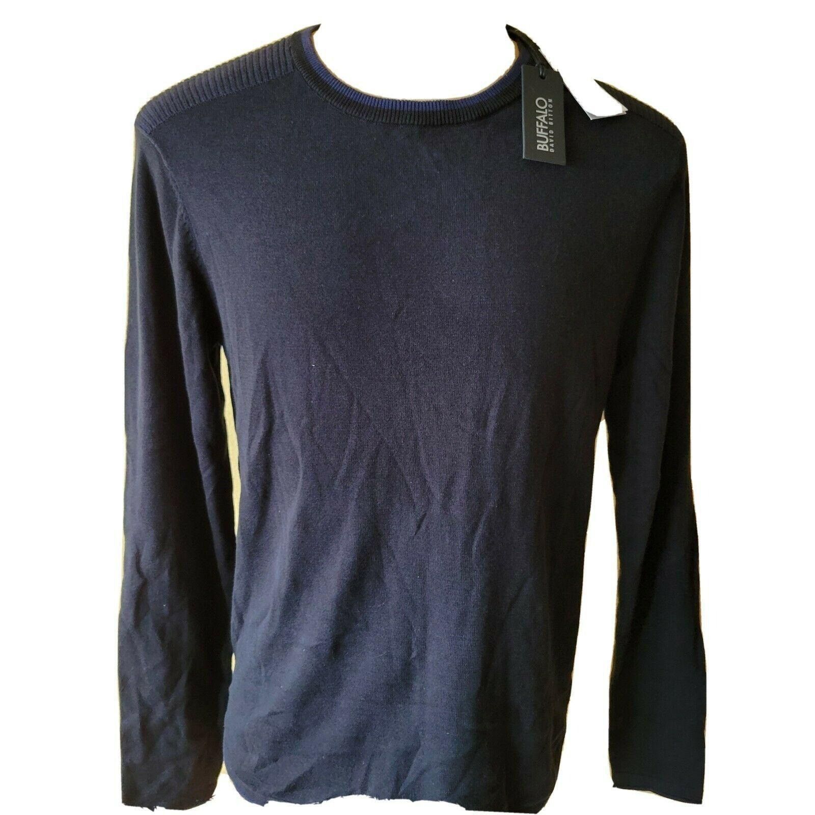 Buffalo David Bitton Men's Buffalo David Bitton Long-Sleeve Pullover Sweater Size Size US L / EU 52-54 / 3 - 1 Thumbnail