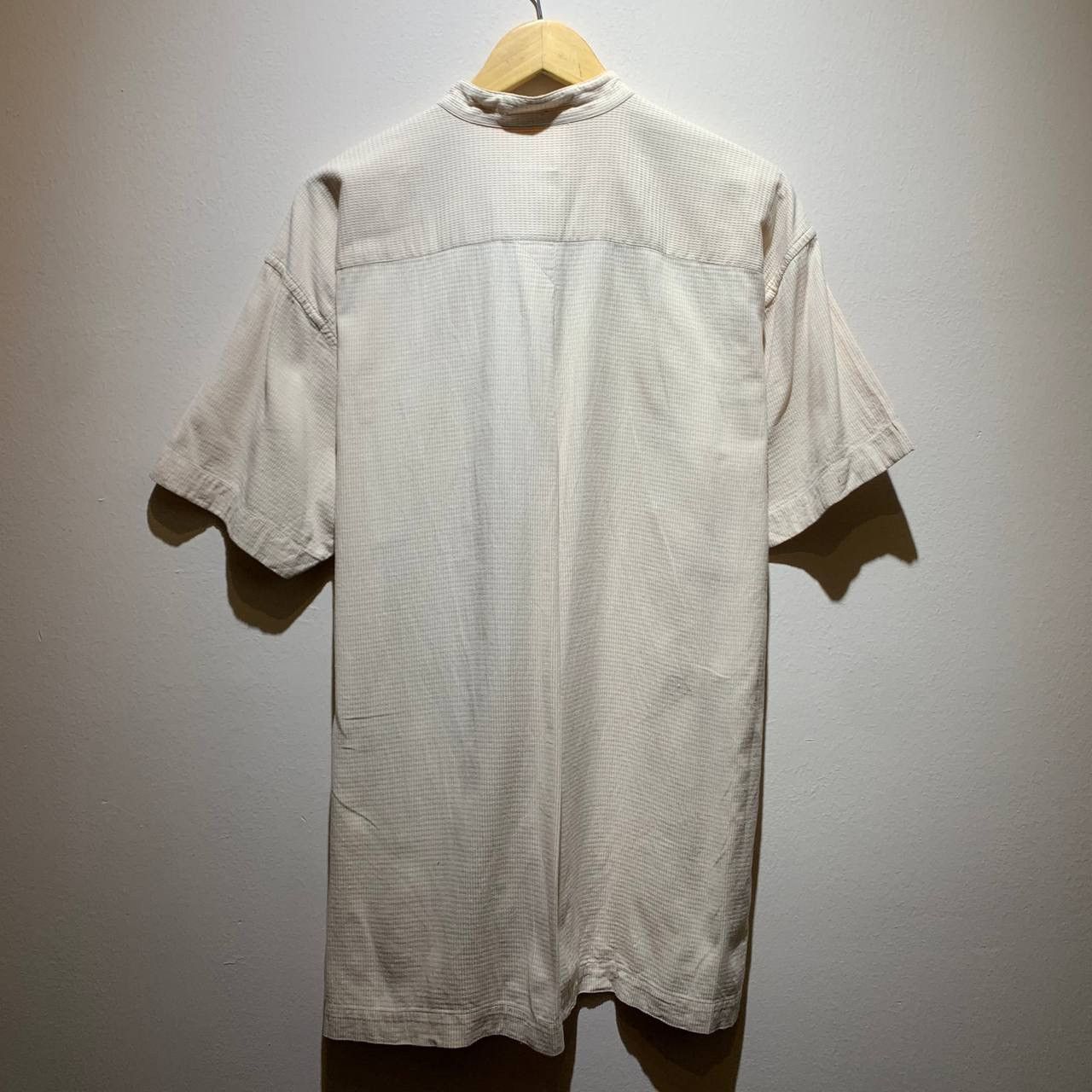 Issey Miyake Issey Miyake Design Studio Mandarin Collar Button Up Shirts Size US L / EU 52-54 / 3 - 2 Thumbnail