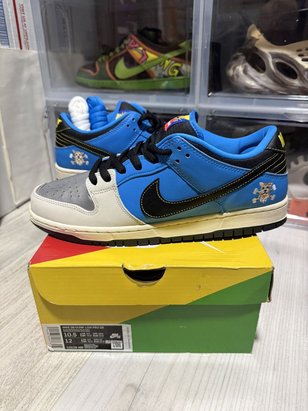 Nike SB NikeSB Dunk Low Pro QS Instant Skateboards Size US 10.5 / EU 43-44 - 1 Thumbnail