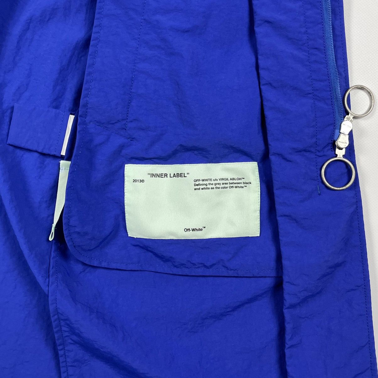 Off-White Off-White Logo Windbreaker Coat Full-length jackets Size US S / EU 44-46 / 1 - 12 Thumbnail