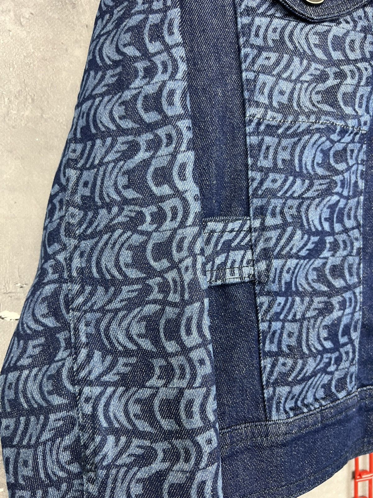Cop Copine Cop Copine Y2K Women Monogram Denim Jacket Size 38 Size XS / US 0-2 / IT 36-38 - 8 Thumbnail