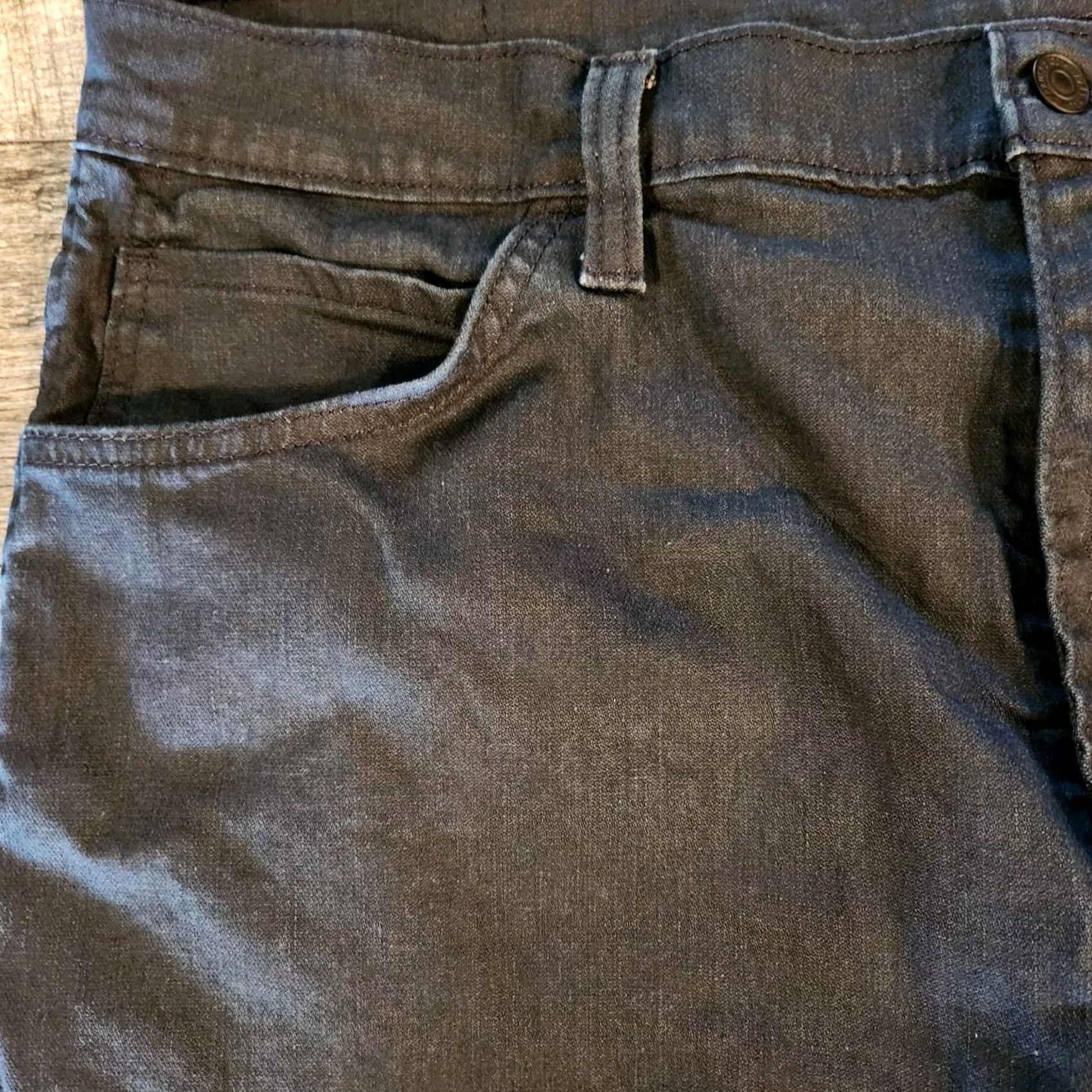 Levi's Levi's Bermuda Shorts Denim 569 Loose Fit Mens 40x12 Dark Wash Blue Black Tag Casual Travel 5-Pocket Stretch Size US 40 / EU 56 - 3 Thumbnail