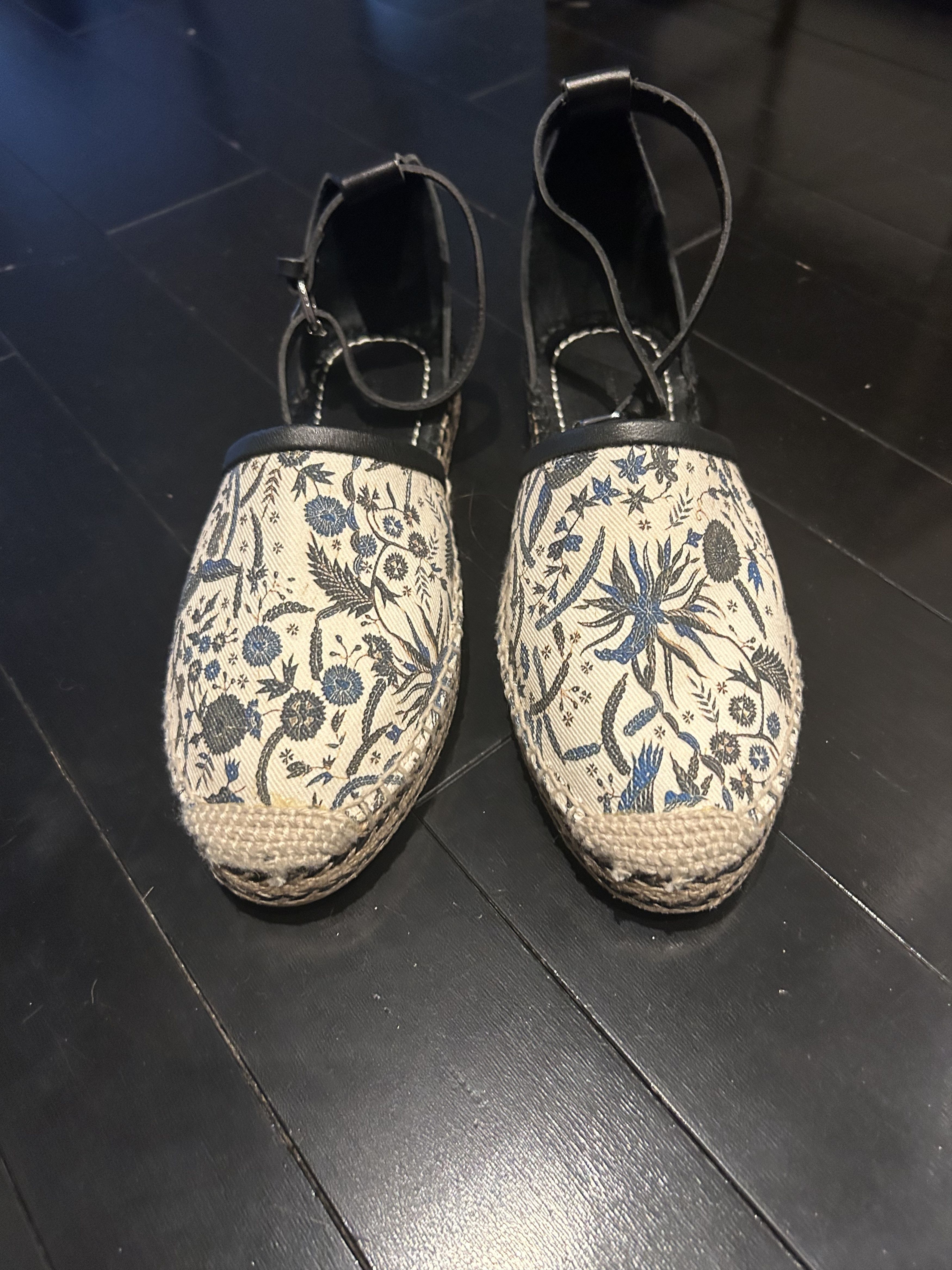 Isabel Marant Floral Print espadrille Size US 8 / IT 38 - 3 Thumbnail