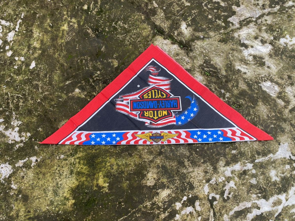 Harley Davidson × Vintage Vintage Harley Davidson bandana Size ONE SIZE - 3 Thumbnail