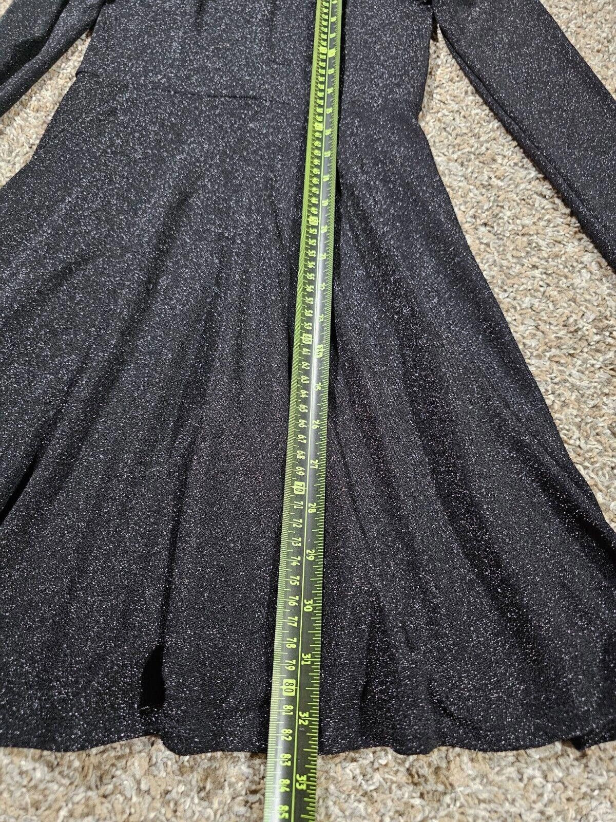 Designer Wild Fable Mock Neck Black Shimmery Dress - Women’s XS Size XS / US 0-2 / IT 36-38 - 3 Thumbnail