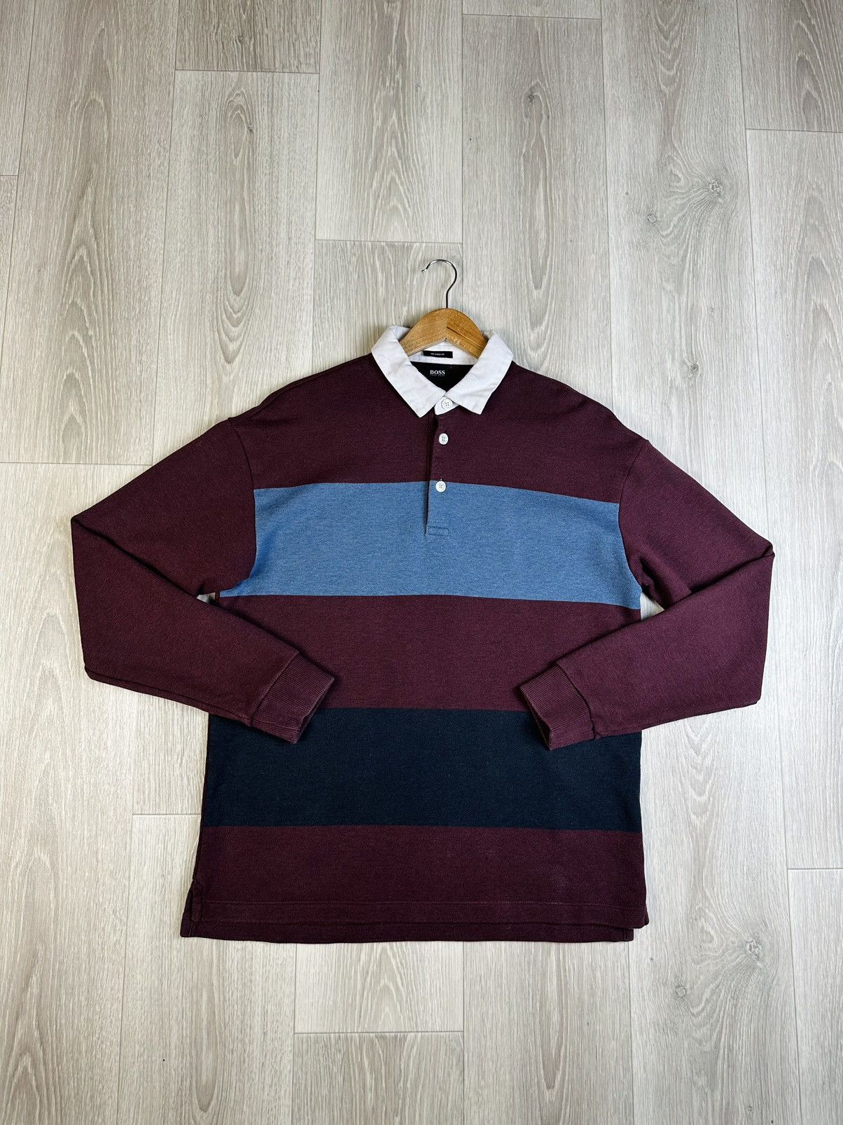 Hugo Boss HUGO BOSS Rugby Shirt Long Sleeve Size M Size US M / EU 48-50 / 2 - 3 Thumbnail