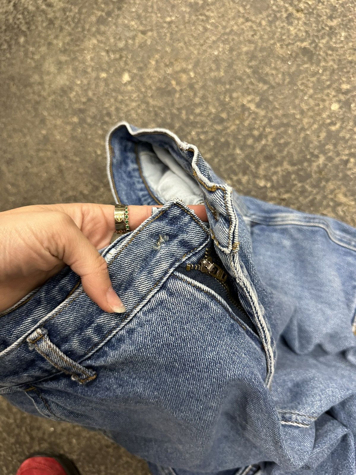Designer Y2K cargo baggy jeans Size US 34 / EU 50 - 7 Thumbnail