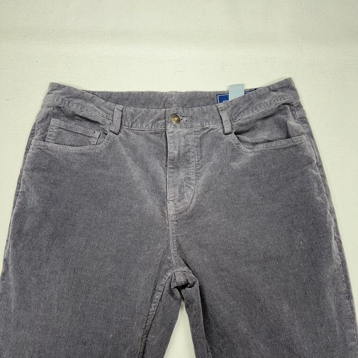 Vineyard Vines Vineyard Vines Pants Grey Corduroy 5 Pocket Slim Straight Size US 32 / EU 48 - 14 Thumbnail