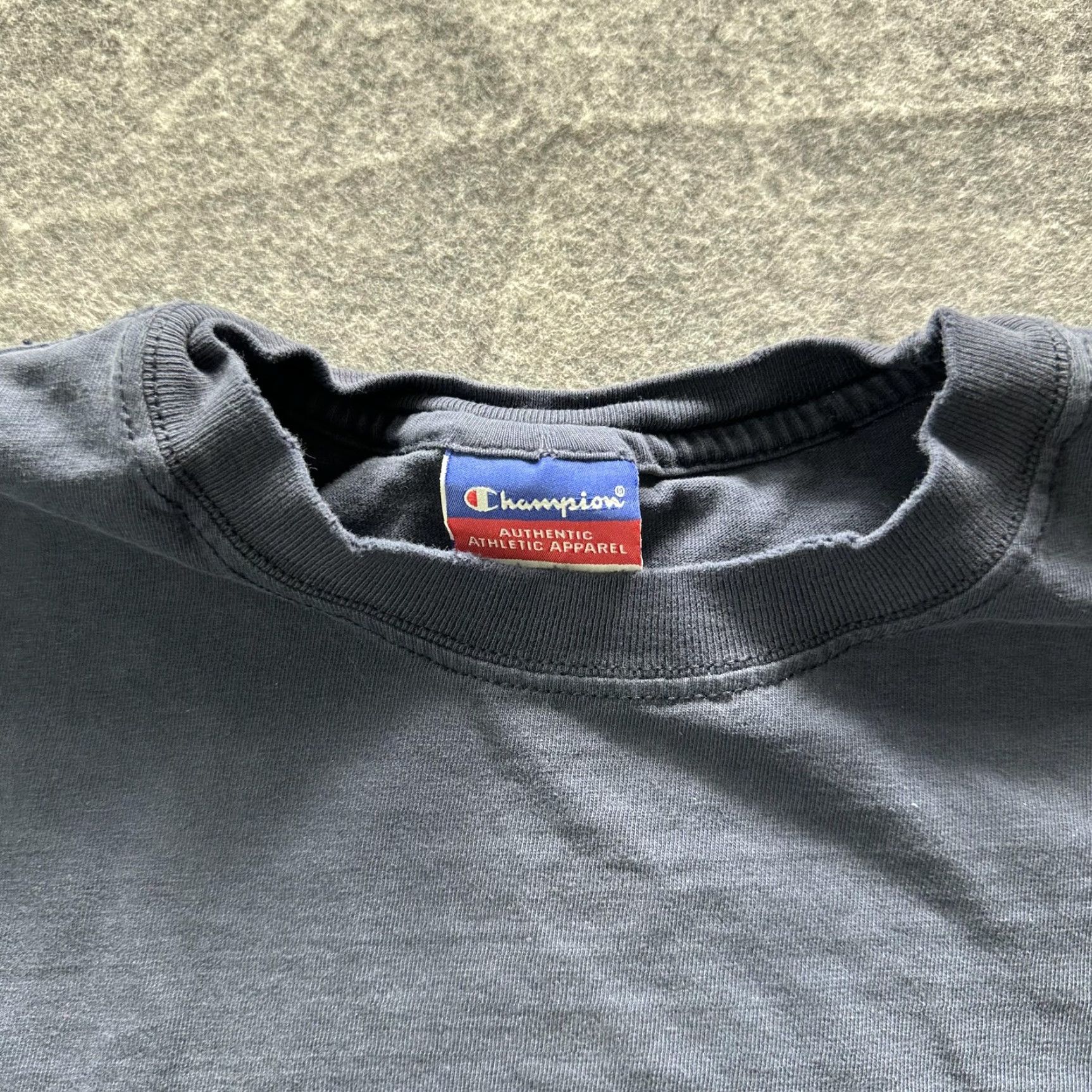 Champion Champion Shirt Mens Large Blue Embroidered Logo Tee Crewneck Casual Athletic Size US L / EU 52-54 / 3 - 3 Thumbnail
