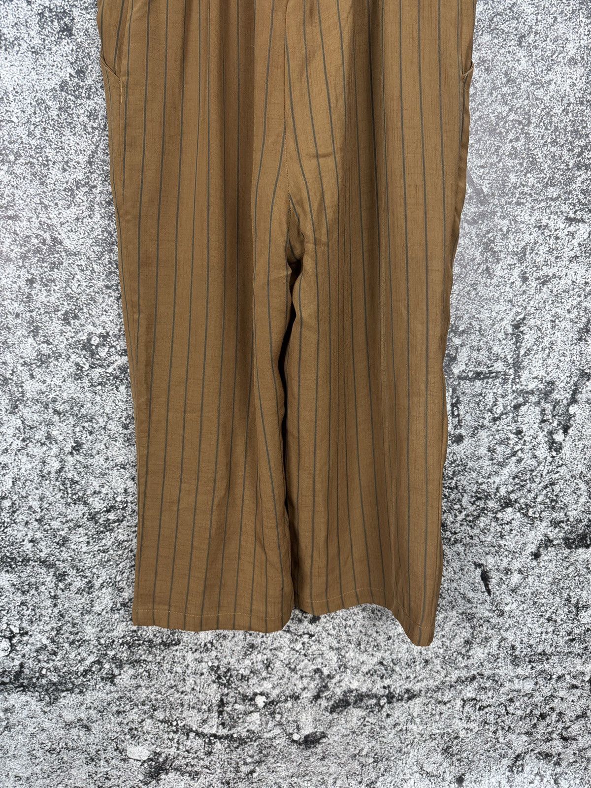 Dior Christian Dior Striped Jumpsuit Logo Straps Brown Size S Size S / US 4 / IT 40 - 10 Thumbnail