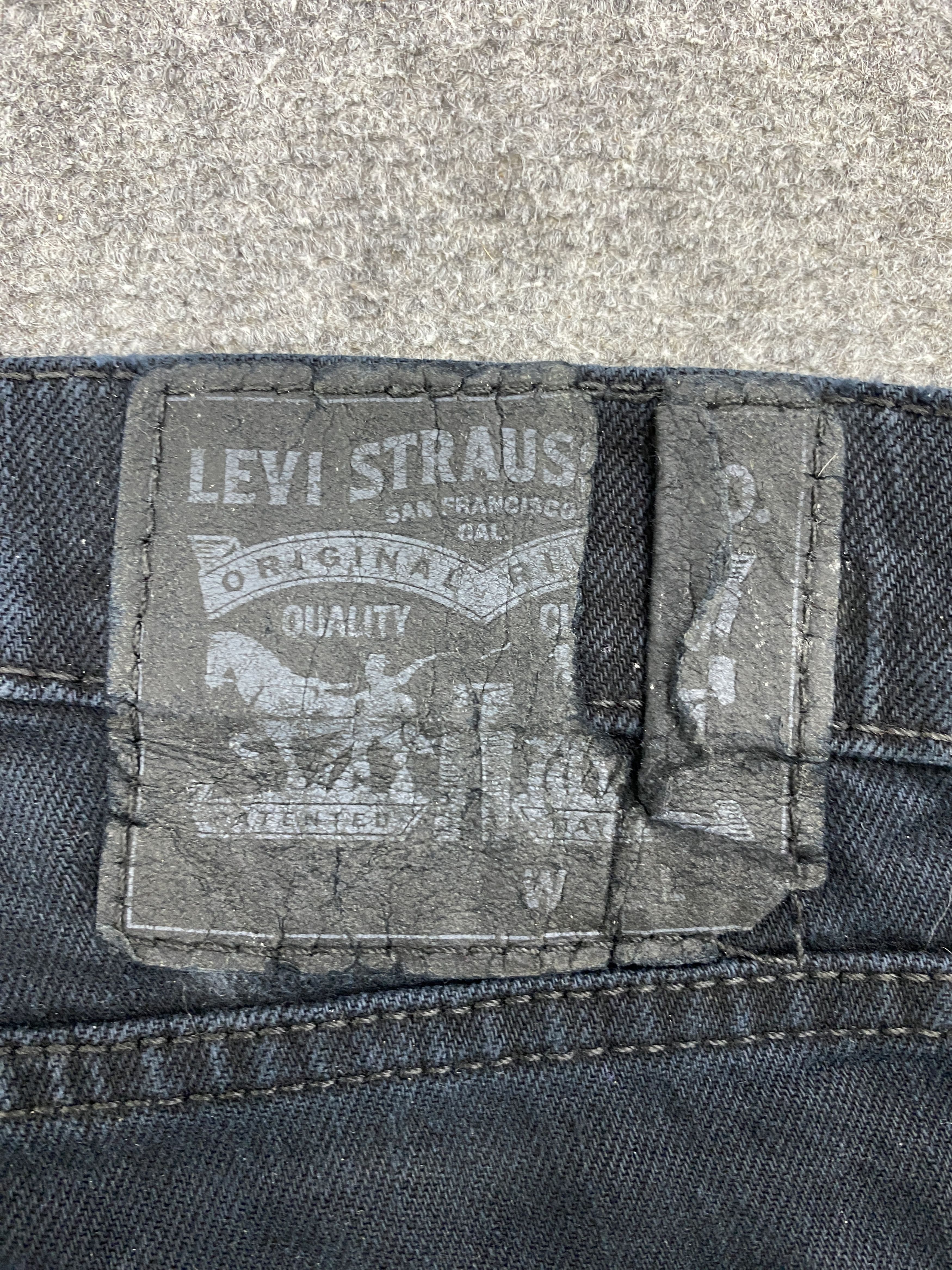 Levi's × Vintage Distressed Vintage Levis Faded Black Jeans Size US 33 - 5 Thumbnail