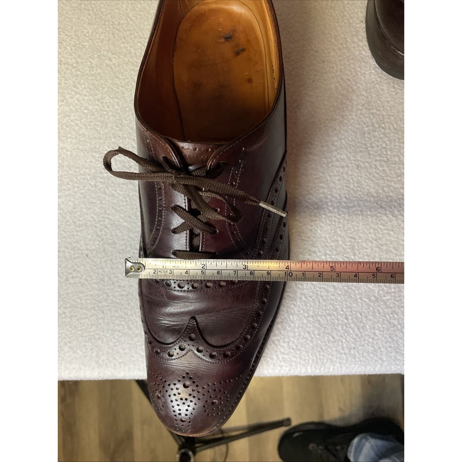 Brooks Brothers Vtg Brooks Brothers Devon England Wingtip Brown Leather 11.5 Size US 11.5 / EU 44-45 - 18 Thumbnail