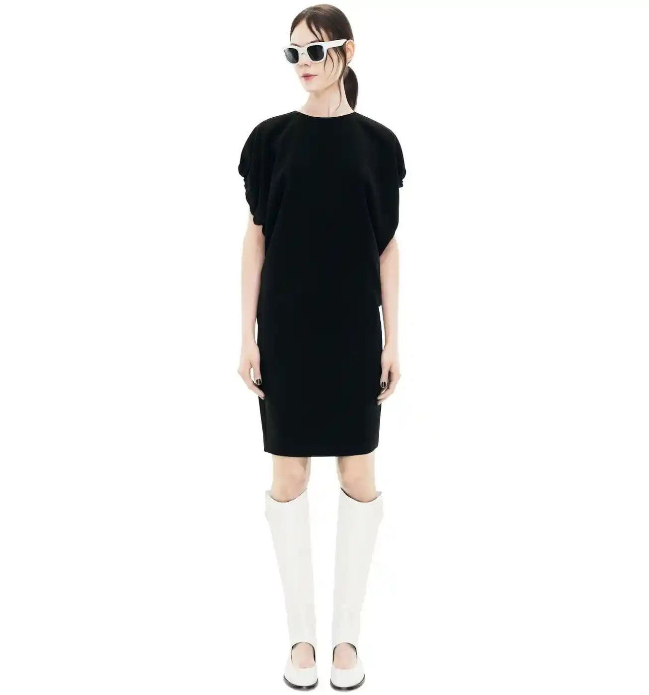 Acne Studios Acne Studios Black Sleeveless Minimalist Midi Dress 36 Size XS / US 0-2 / IT 36-38 - 2 Thumbnail