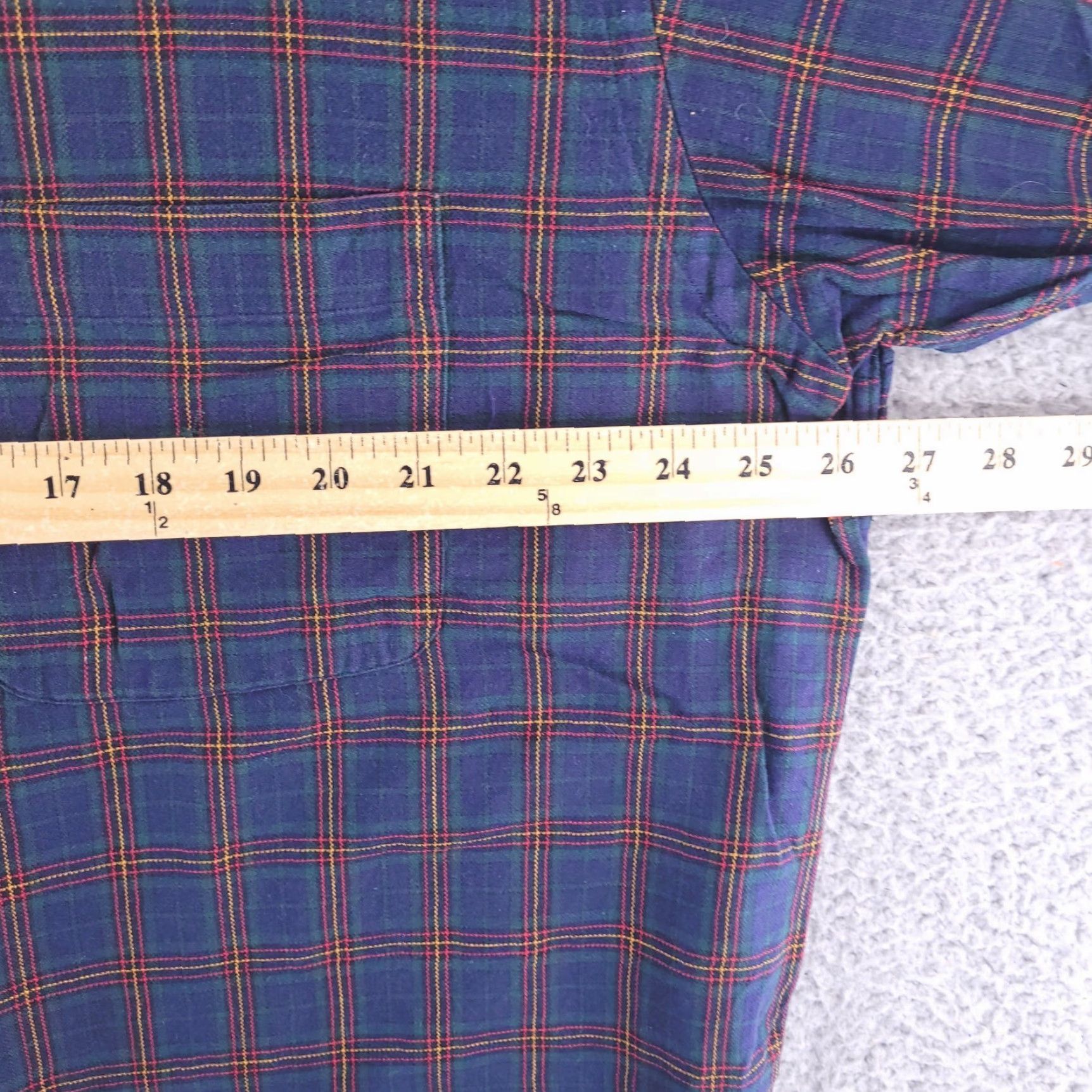 Nautica VINTAGE Nautica Shirt Mens XL 2XL Baggy Oxford Flannel Plaid Long Sleeve Button Size US XL / EU 56 / 4 - 5 Thumbnail
