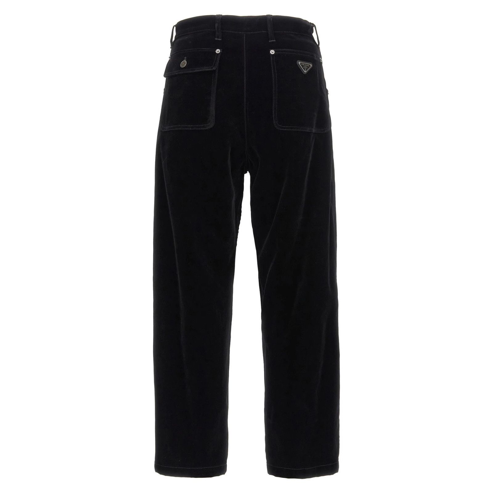 Prada PRADA Black Velvet Pants New & Authentic (Men's size:US 32;) Size US 32 / EU 48 - 2 Thumbnail