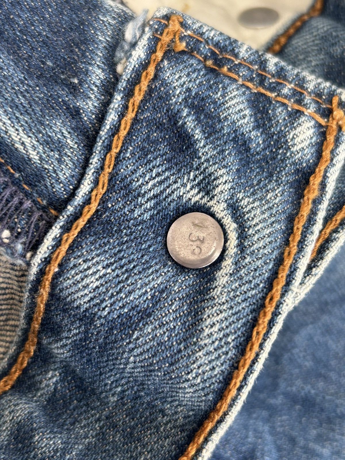 Levi's Levis 503 90s Vintage Distress Denim Size US 29 - 7 Thumbnail