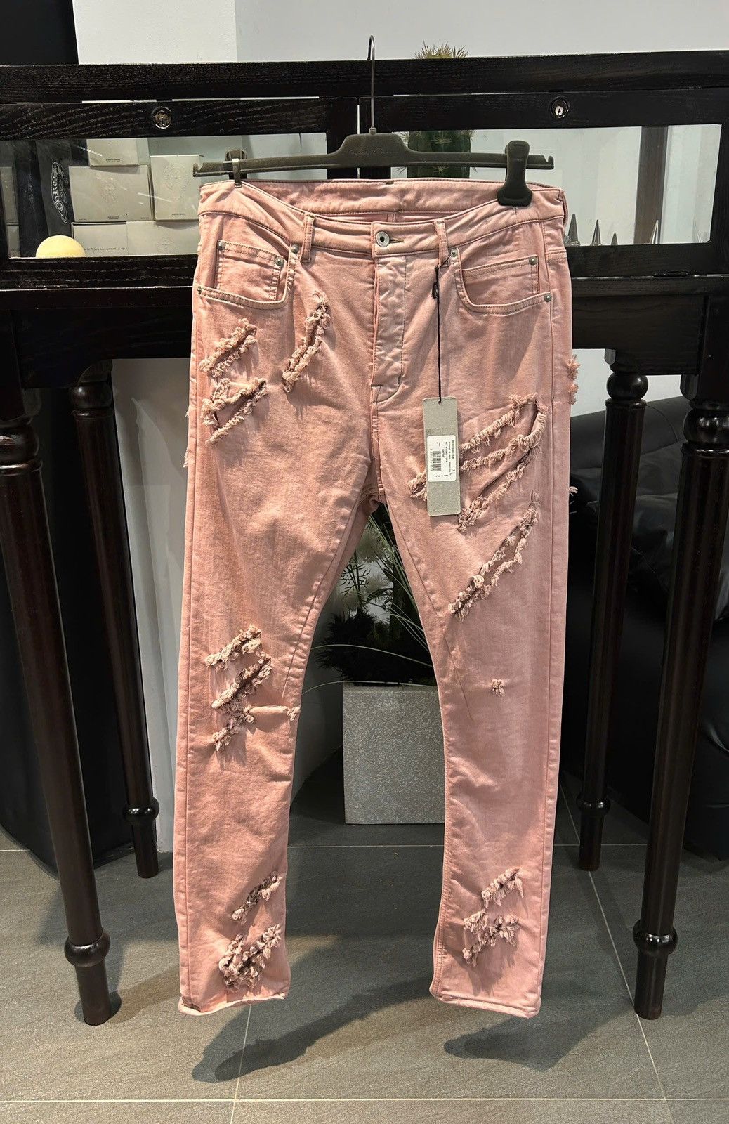 Rick Owens Drkshdw Rick Owens Drkshdw Detroit Cut Jeans Size US 31 - 2 Thumbnail