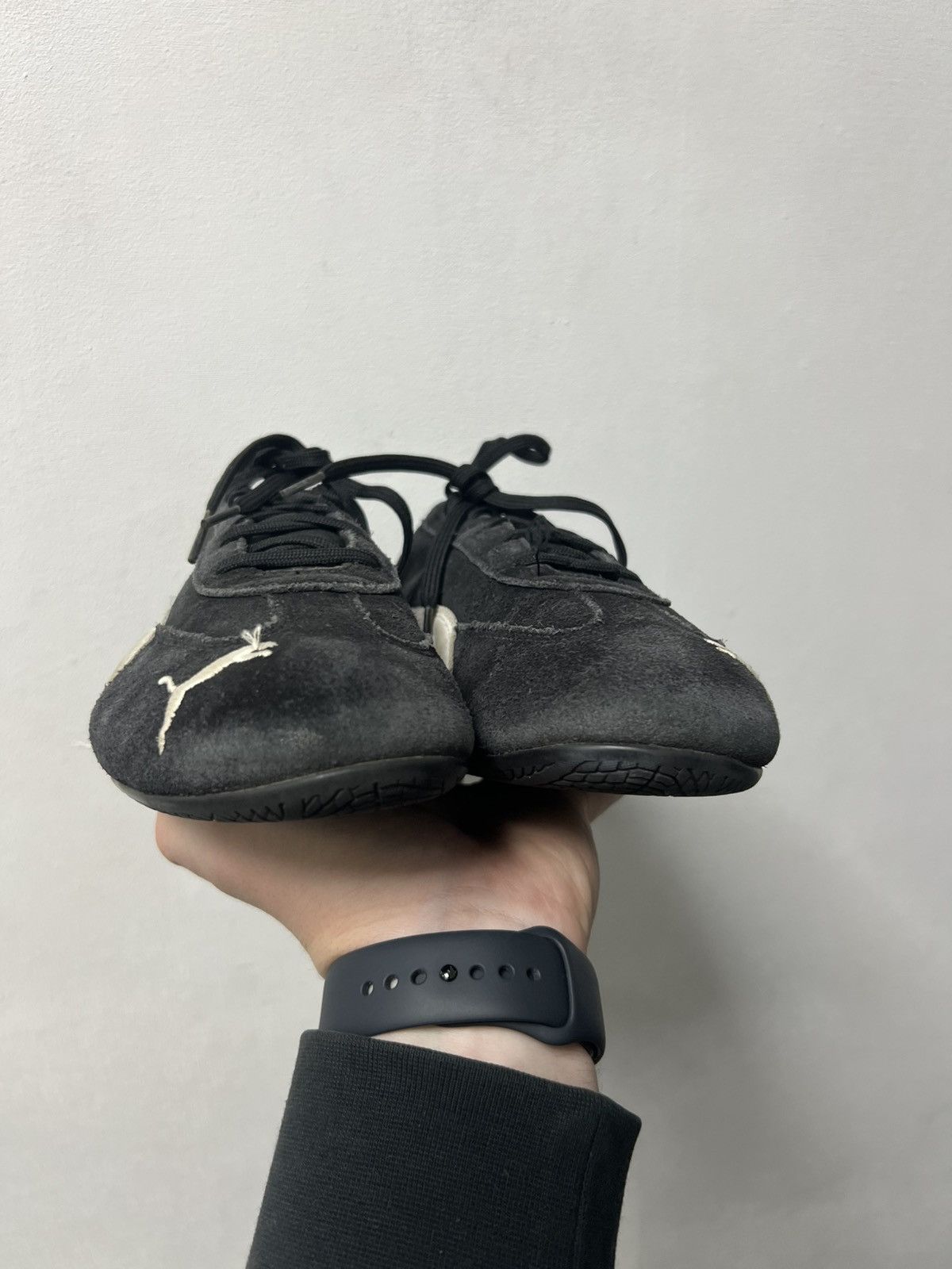 Japanese Brand Puma Speedcat Black Suede Sneakers Shoes Mostro Y3 Vibe Size US 7.5 / EU 40-41 - 7 Thumbnail