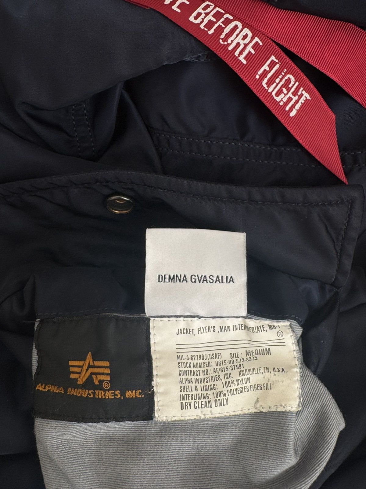 Vetements Vetements 18AW Runway MA-1 Bomber Jacket Size US M / EU 48-50 / 2 - 7 Thumbnail