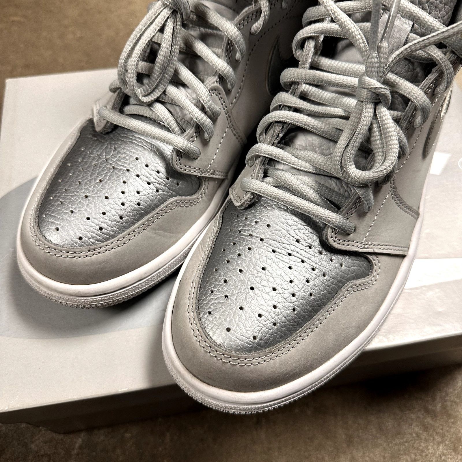 Jordan Brand Jordan 1 Co.jp Silver (2020) Size US 8.5 / EU 41-42 - 5 Thumbnail