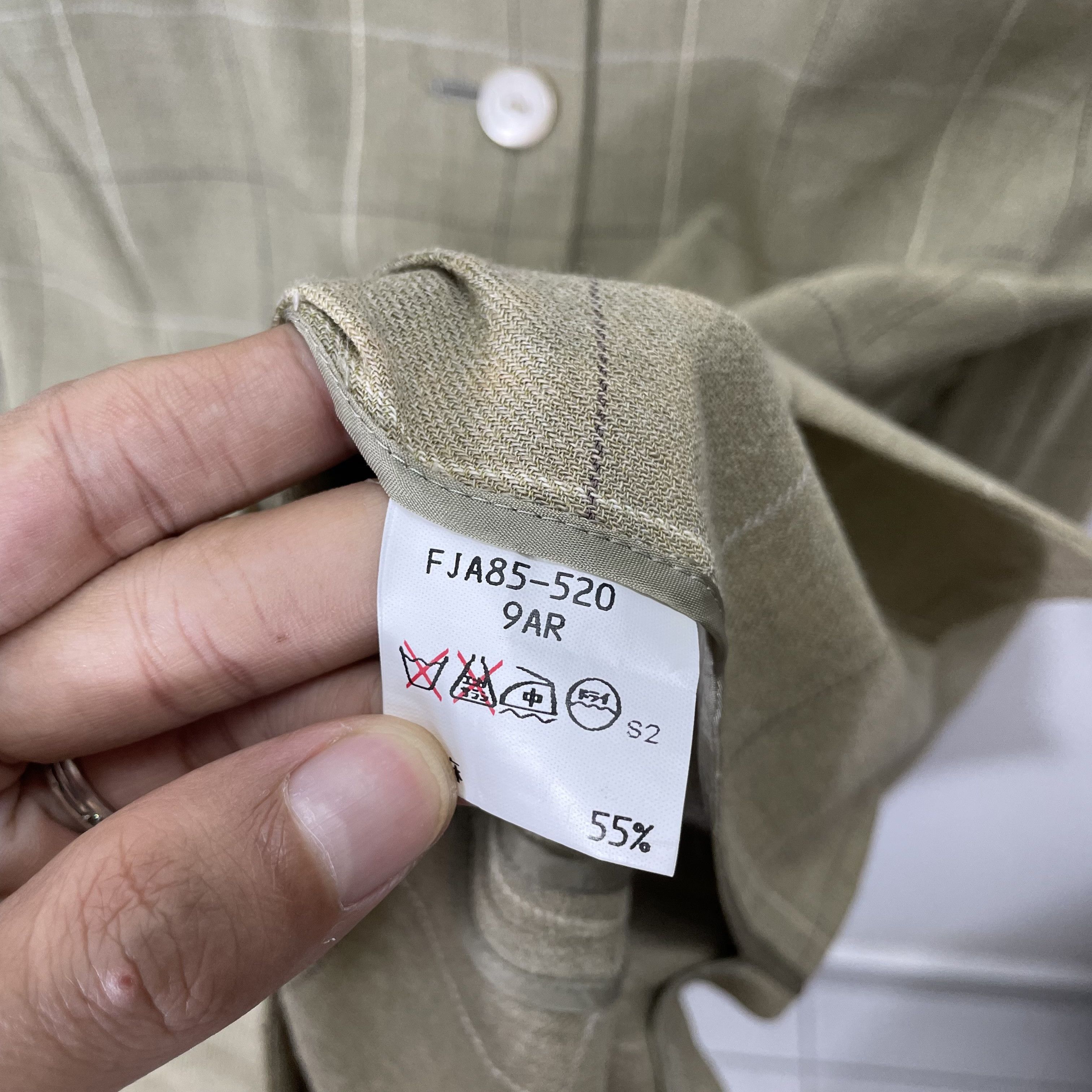 Burberry × Designer ⭐️SALE⭐️ [9] BURBERRY NOVACHECK BUTTON UP BLOUSE Size M / US 6-8 / IT 42-44 - 5 Thumbnail