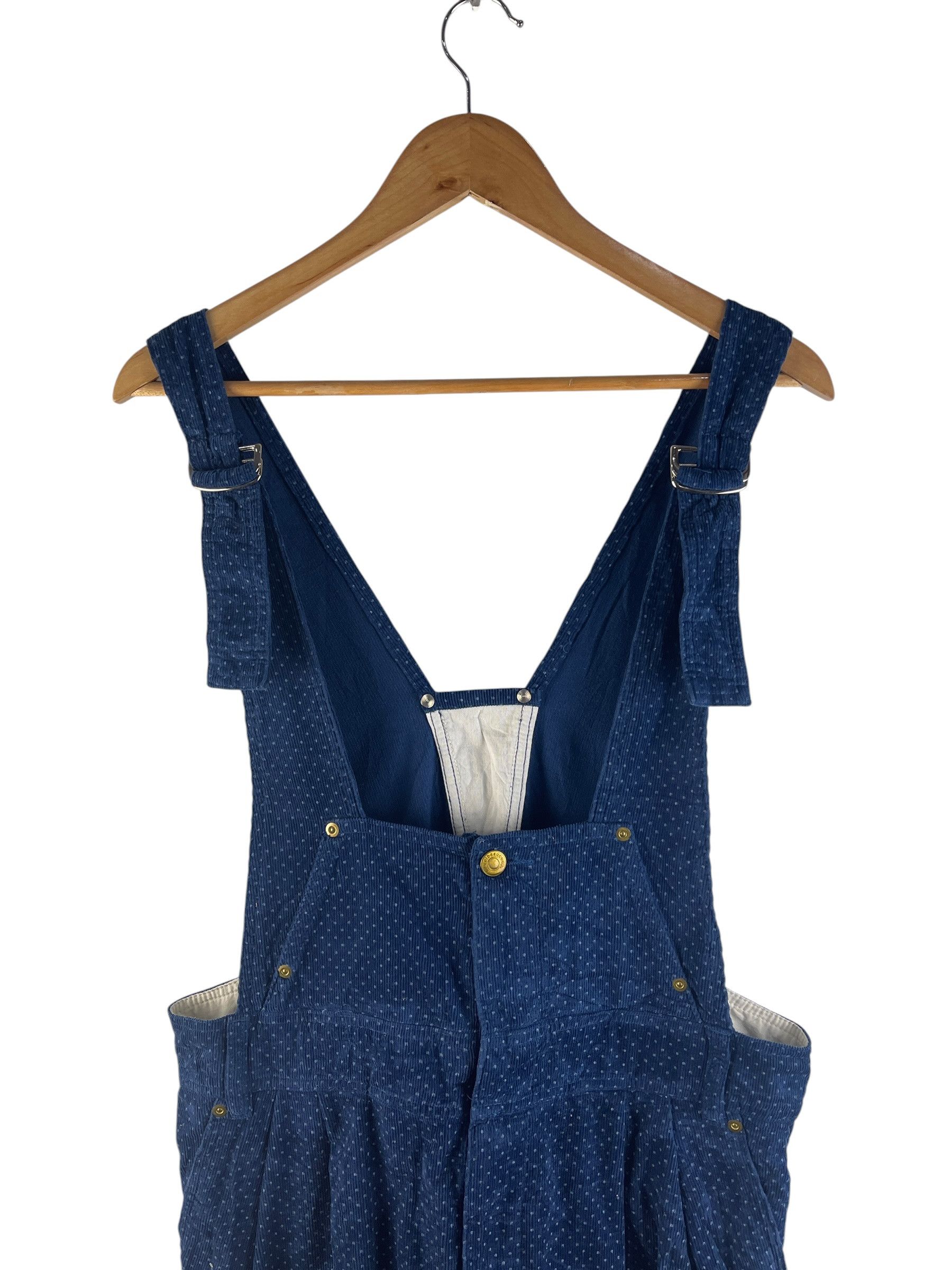 mercibeaucoup Mercibeaucoup Polka Dot Corduroy Suspender Overalls Sarouel Size US 34 / EU 50 - 8 Thumbnail
