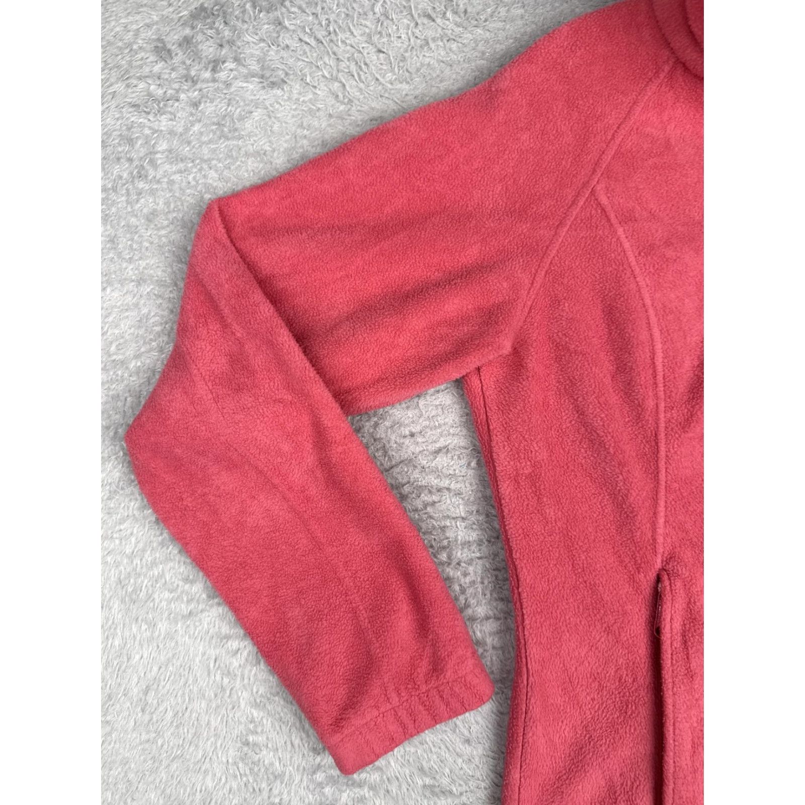 Pinko Columbia Jacket Womens Small Pink Full Zip Fleece Mock Neck WL5459 Outdoor Size S / US 4 / IT 40 - 6 Thumbnail