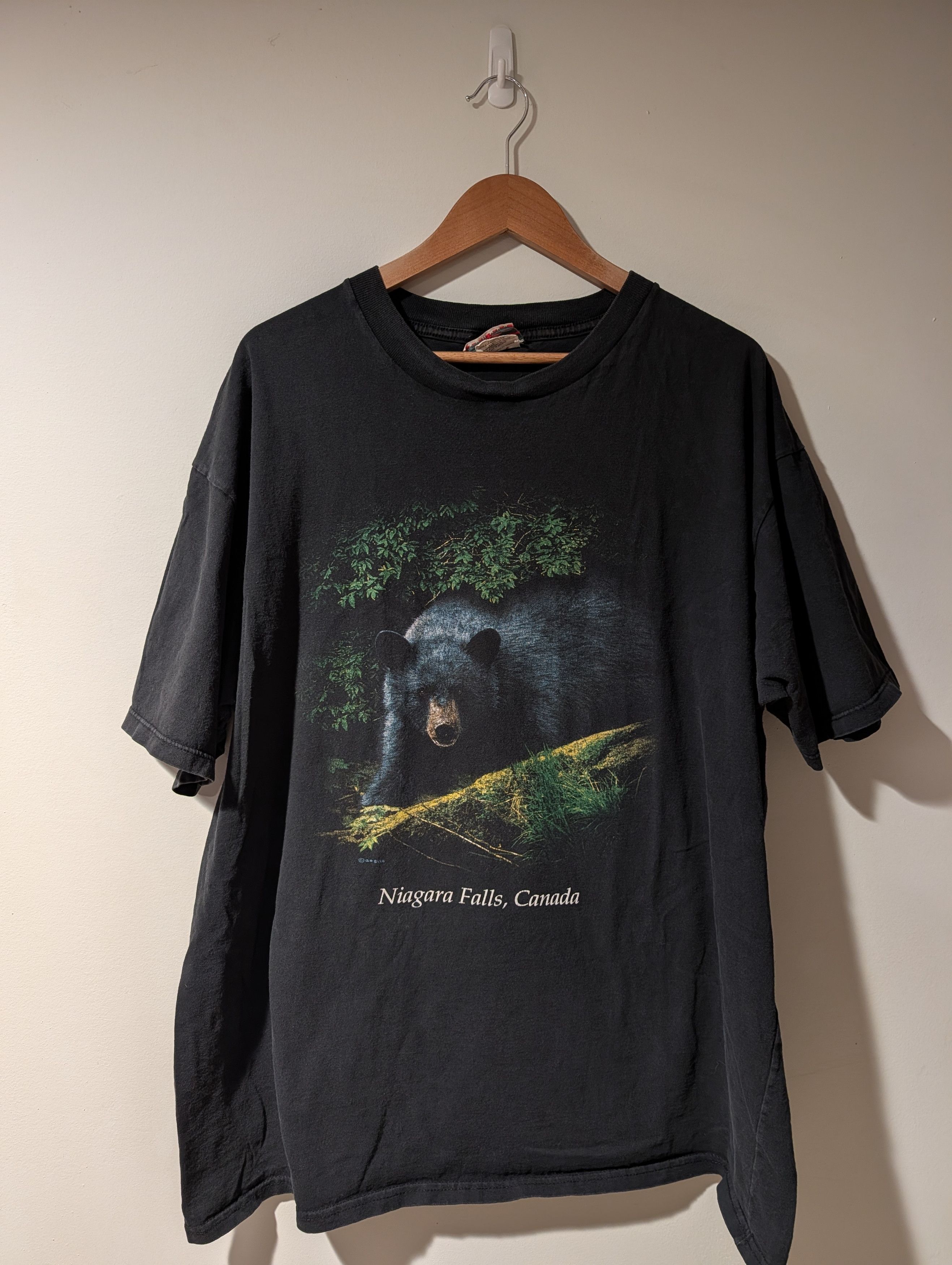 Arts & Science Niagara Falls Canada Black Bear Vintage Canada T-Shirt Size US XXL / EU 58 / 5 - 1 Thumbnail