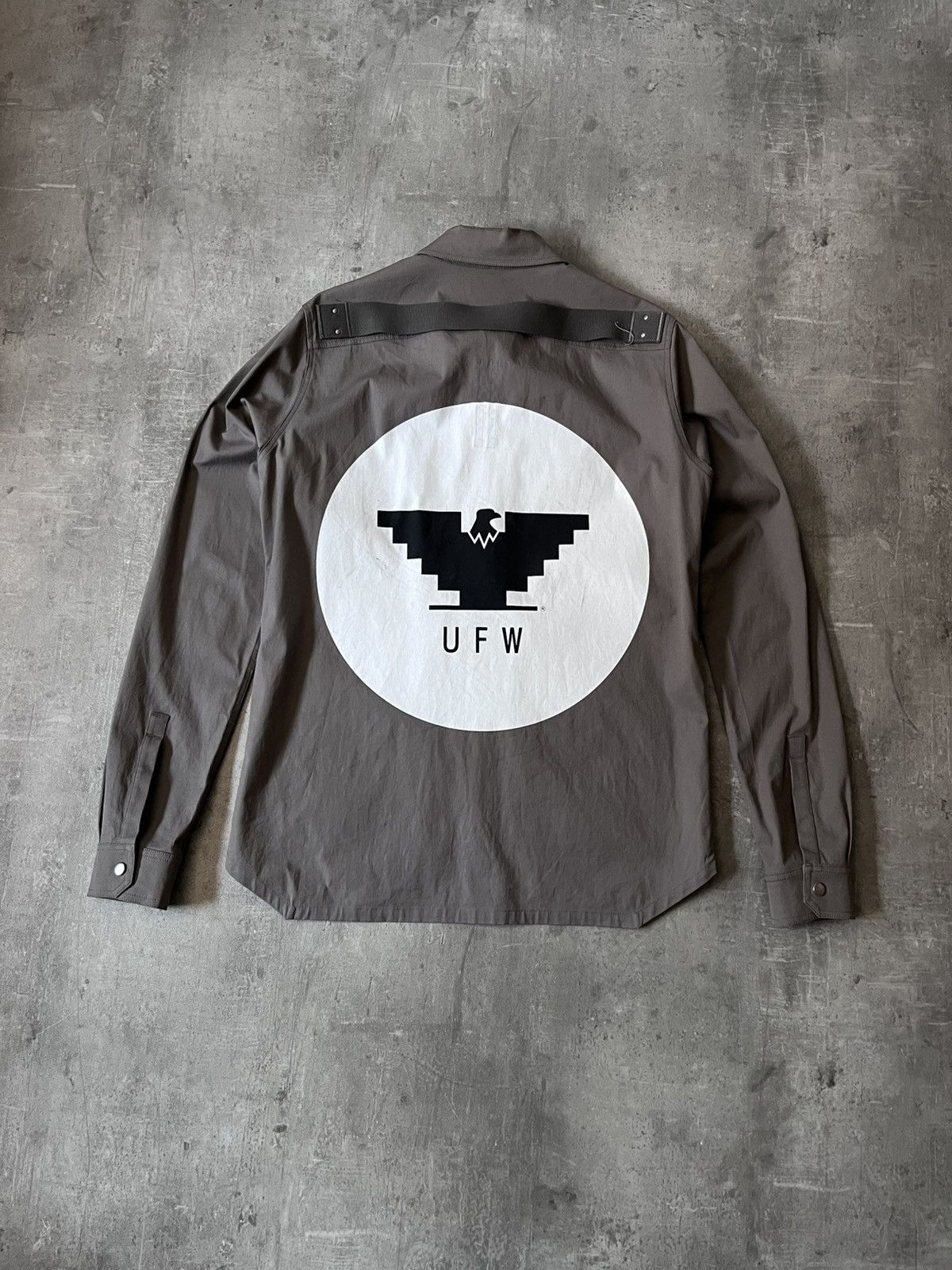 Rick Owens S/S 2020 Tecuatl UFW overshirt light jacket