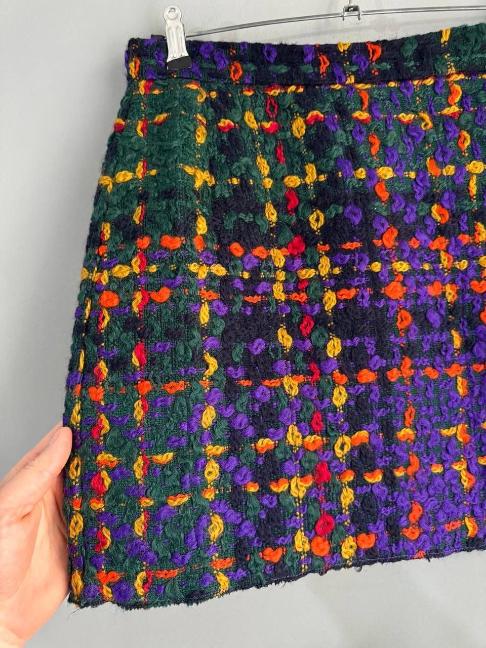 Dolce & Gabbana Dolce & Gabbana Multicolor Tweed Wool/Silk Skirt Sz IT42 / M Size 28" / US 6 / IT 42 - 4 Thumbnail