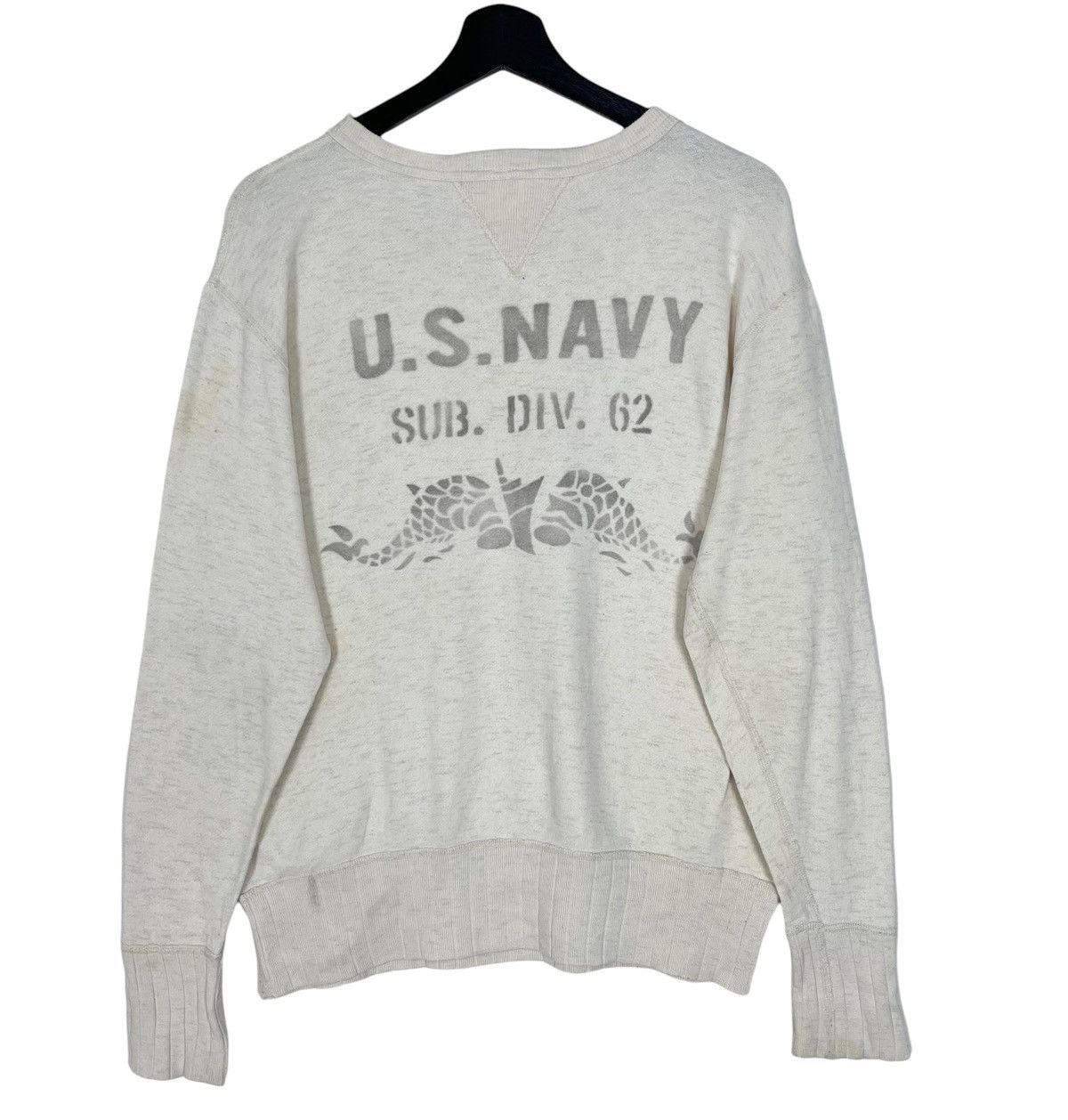Vintage Vintage U.S.Navy Sub Division 62 Crewneck Sweatshirt Size US S / EU 44-46 / 1 - 9 Thumbnail