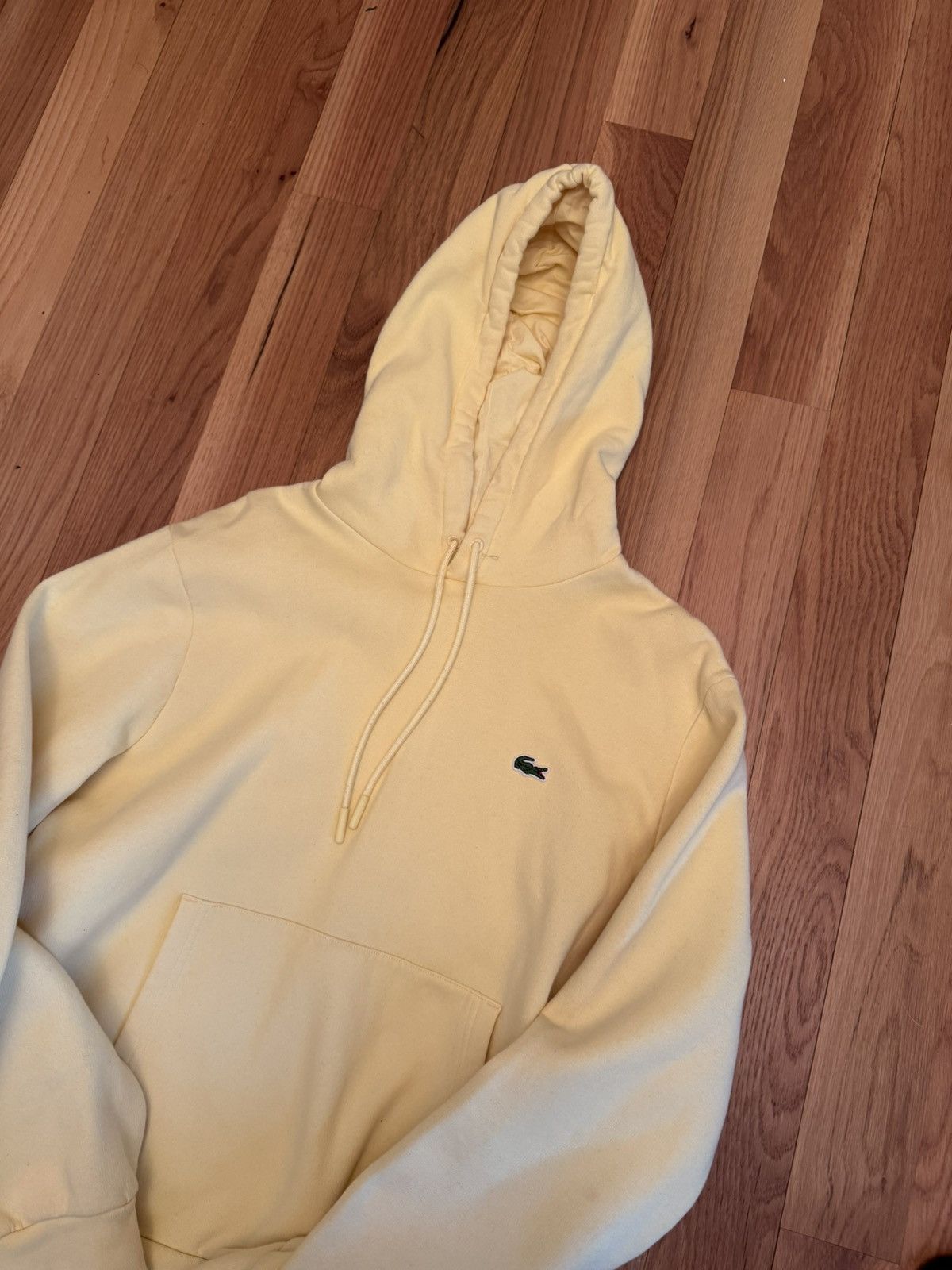 Lacoste Lacoste Yellow Hoodie Size US M / EU 48-50 / 2 - 2 Thumbnail