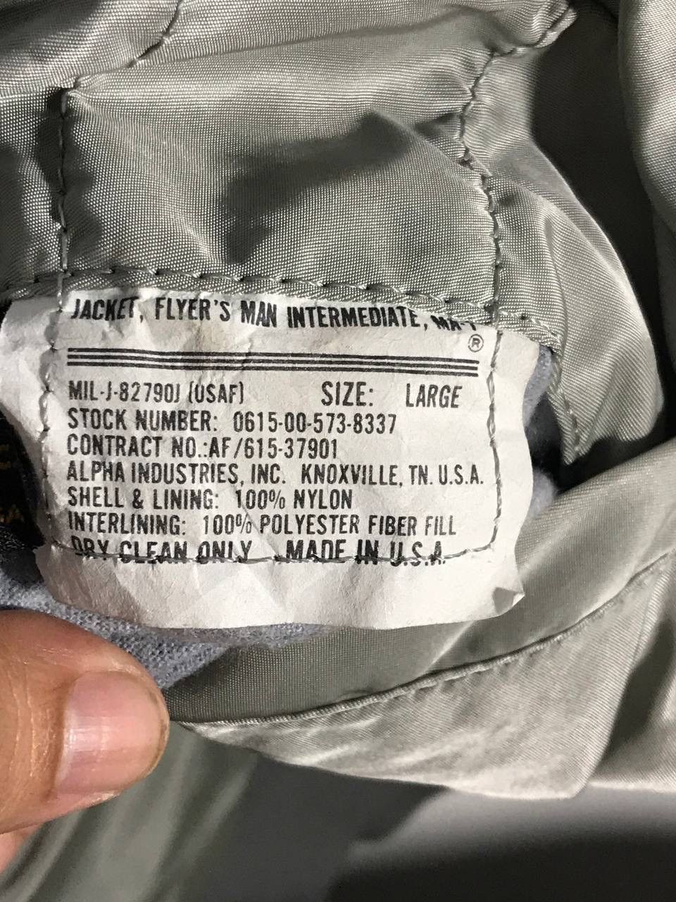 Alpha Industries Vintage Ma-1 alpha industries bomber flight jacket Size US L / EU 52-54 / 3 - 9 Thumbnail