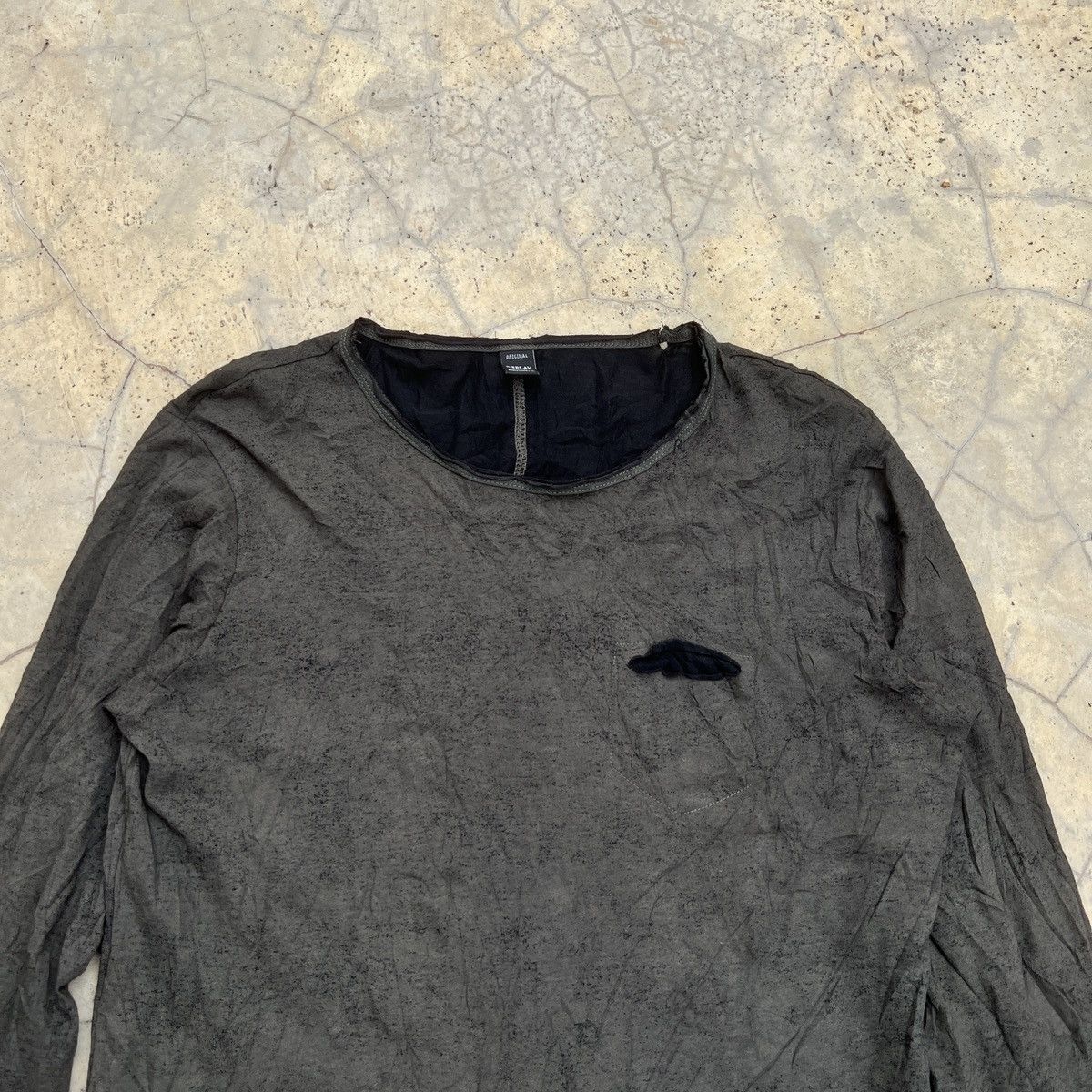 Replay REPLAY DISTRESS LONG SLEEVES TEE Size US M / EU 48-50 / 2 - 2 Thumbnail
