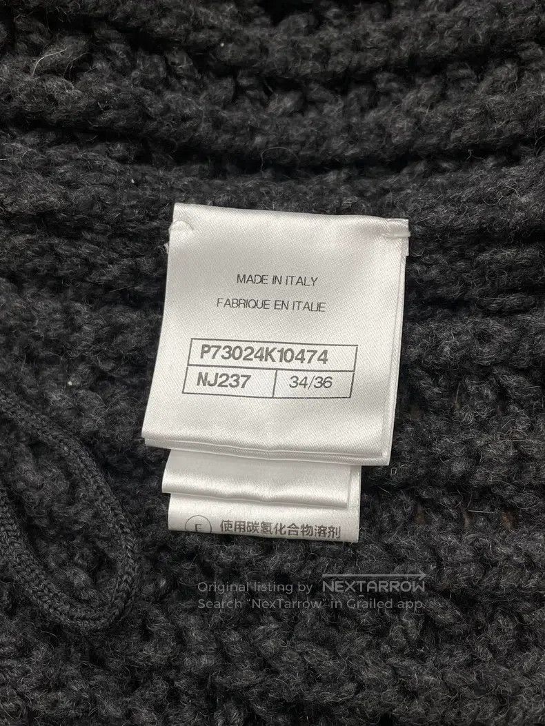 Chanel Chanel 22A high-end handicraft workshop dark gray hollow k Size XXS / US 00 / IT 34 - 6 Thumbnail