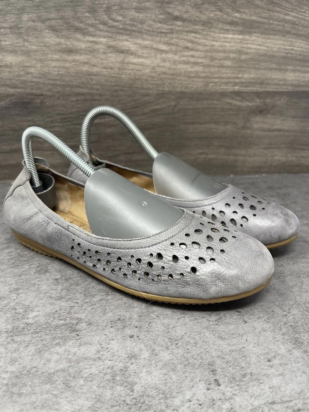 JOSEF SEIBAL Josef Seibel Pippa Ballet Flats Womens Size 7 (38) Grey Size US 7 / IT 37 - 4 Thumbnail